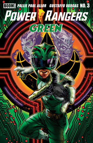 POWER RANGERS GREEN #3 A MAIN (DRESSED, HARRIS)