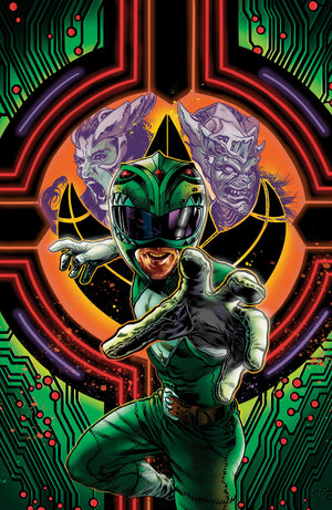 POWER RANGERS GREEN #3 D FOIL VARIANT (FULL ART, FOIL, HARRIS)