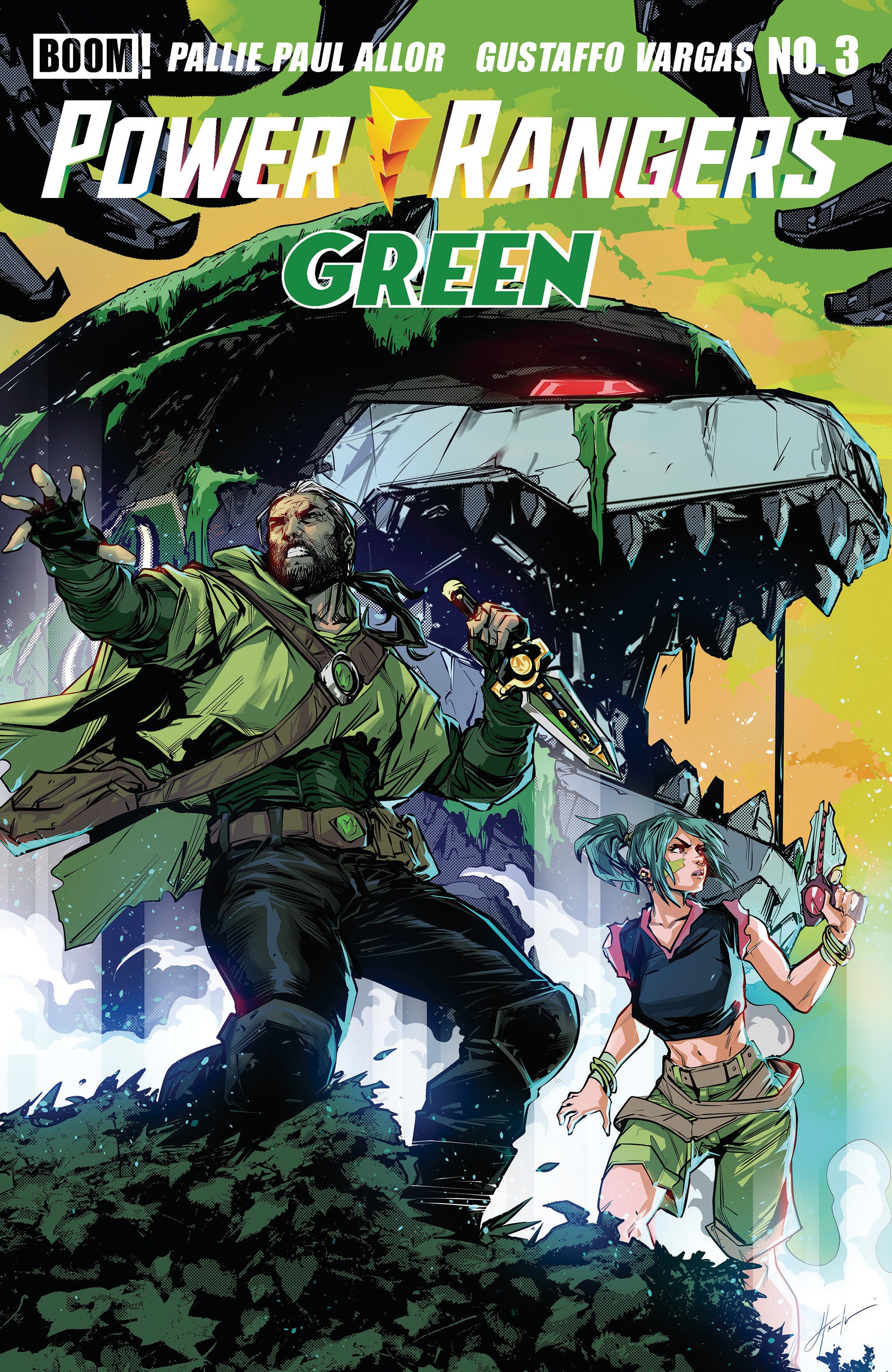 POWER RANGERS GREEN #3 I FOC REVEAL VARIANT (DRESSED, TBA)