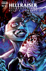 HELLRAISER: RESURRECTIONS - HELL'S COUNCIL #1 B VARIANT (DRESSED, SABBATINI) thumbnail