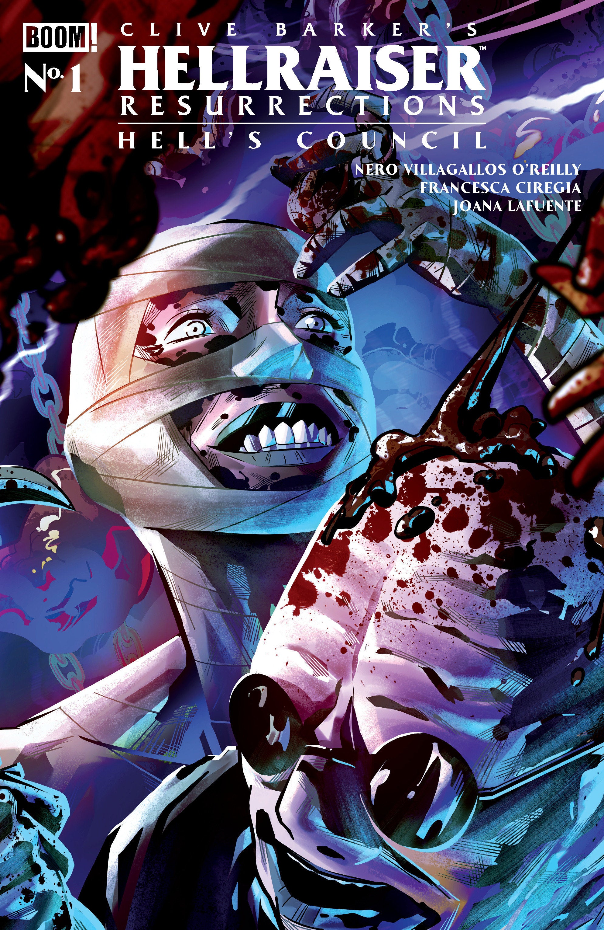 HELLRAISER: RESURRECTIONS - HELL'S COUNCIL #1 B VARIANT (DRESSED, SABBATINI)