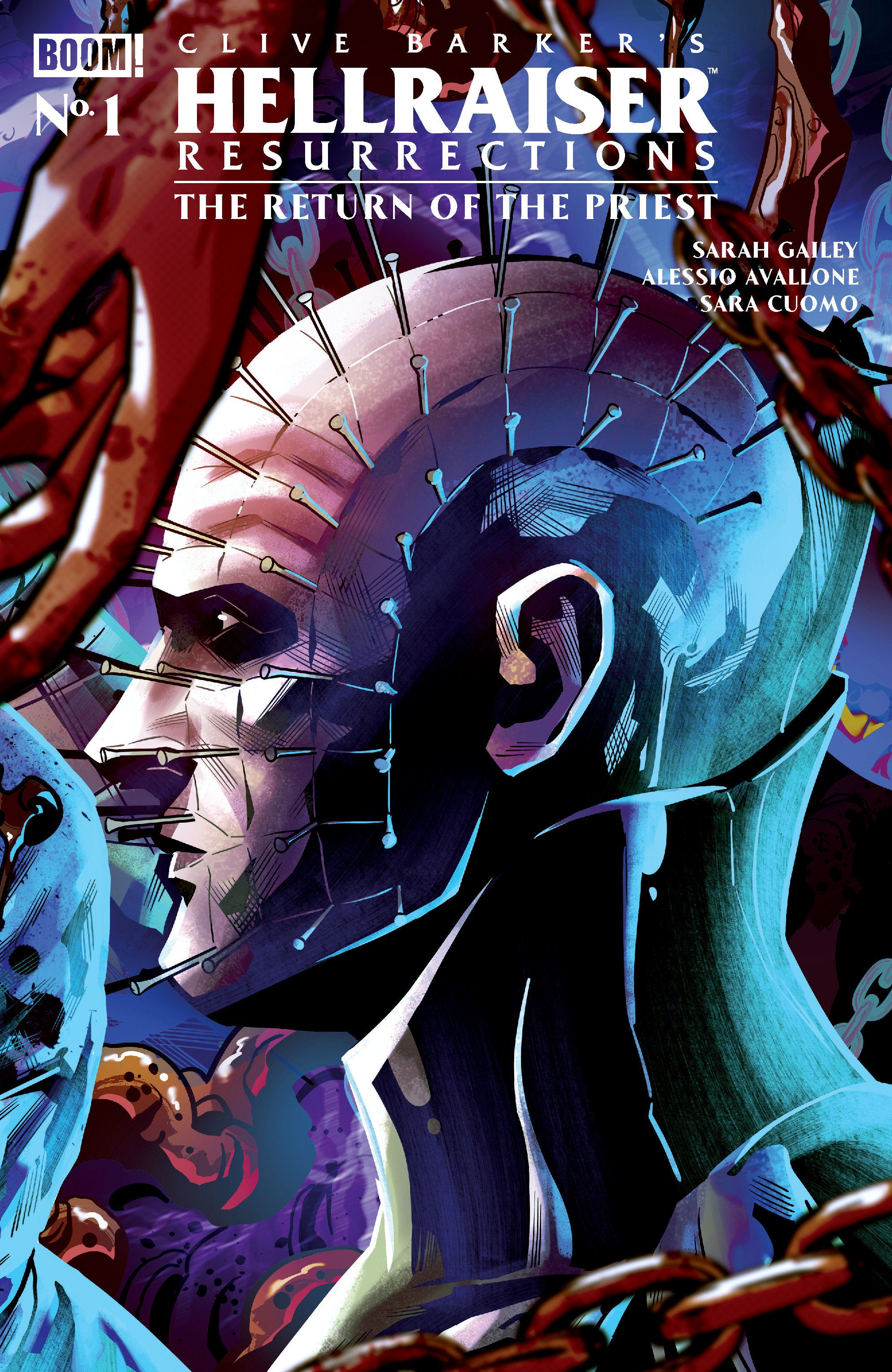 HELLRAISER: RESURRECTIONS - THE RETURN OF THE PRIEST #1 B VARIANT (DRESSED, SABBATINI)