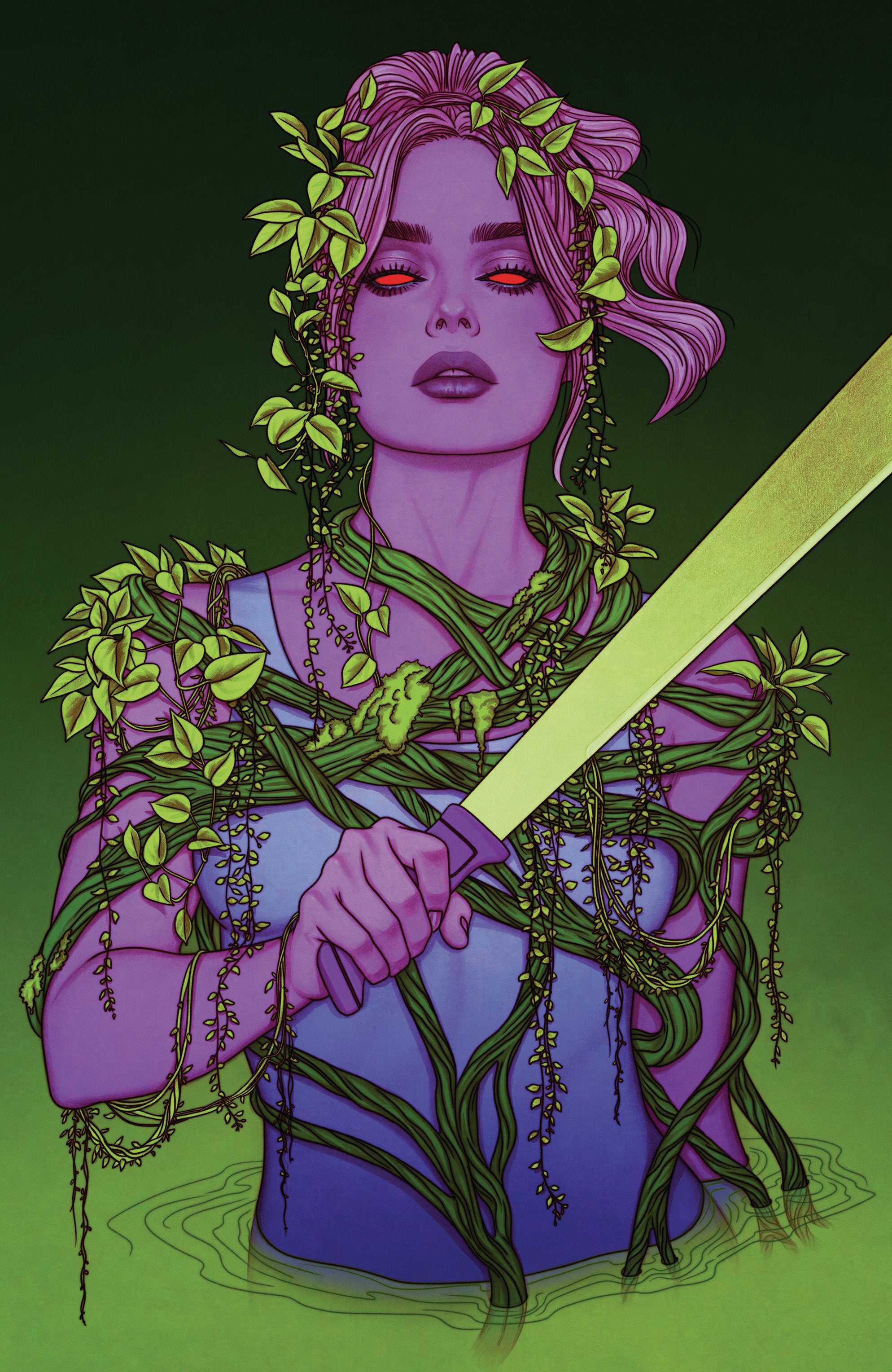SWAMP THING IS KILLING THE CHILDREN #1 B VARIANT (FULL ART, FRISON)