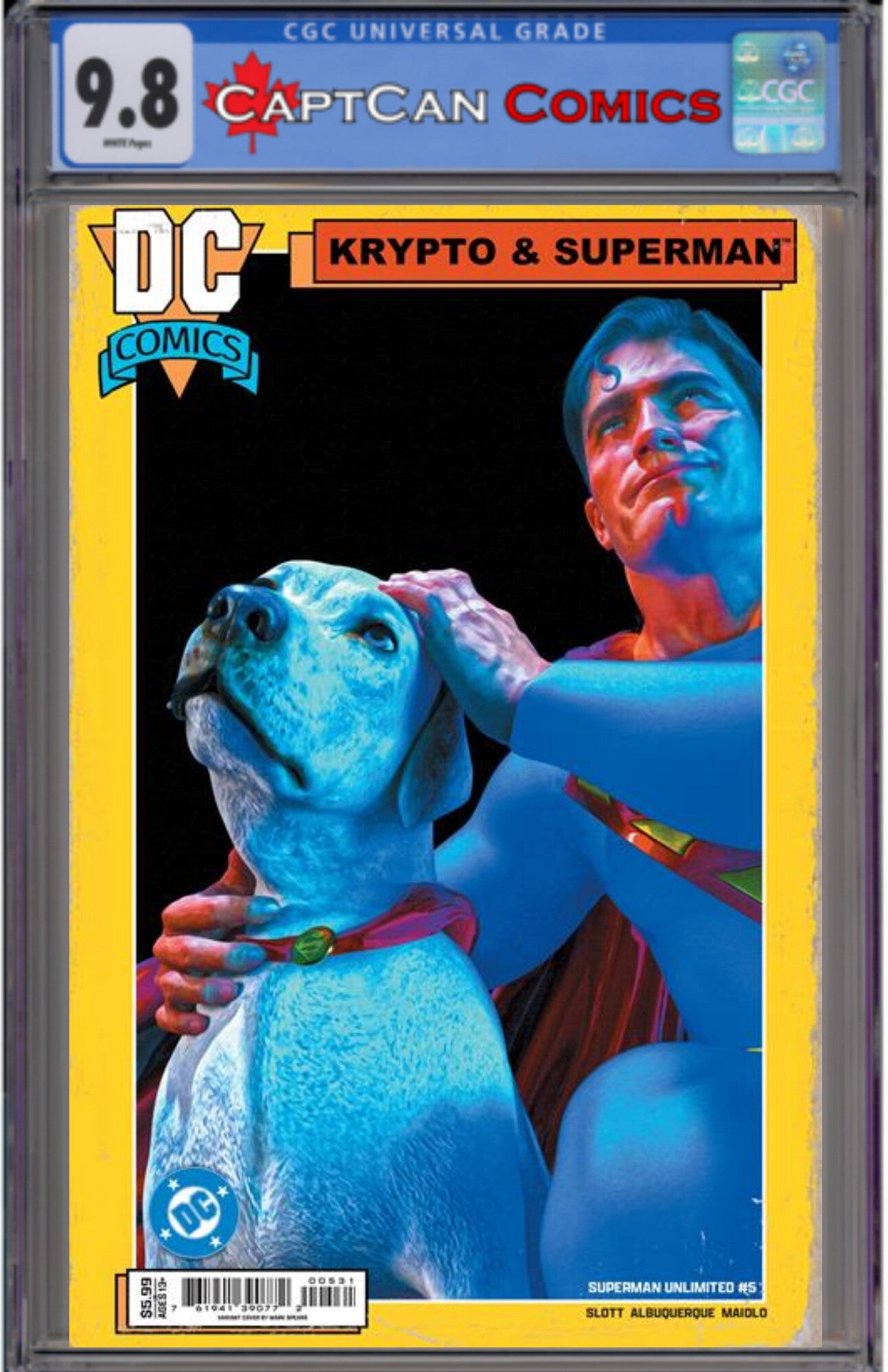 SUPERMAN UNLIMITED #5 CVR C MARK SPEARS CARD STOCK VAR