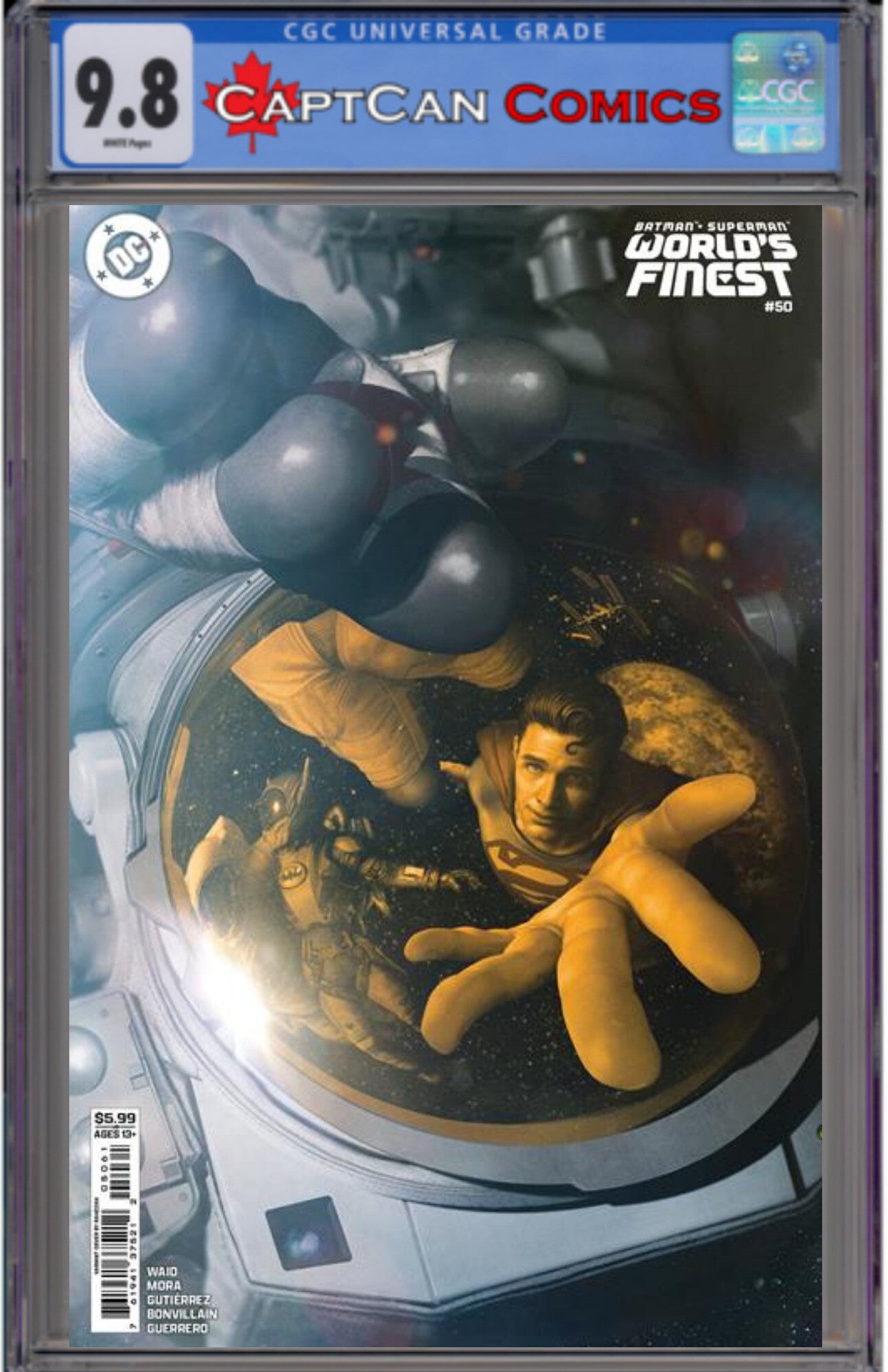 BATMAN SUPERMAN WORLDS FINEST #50 CVR F RAHZZAH CARD STOCK VAR