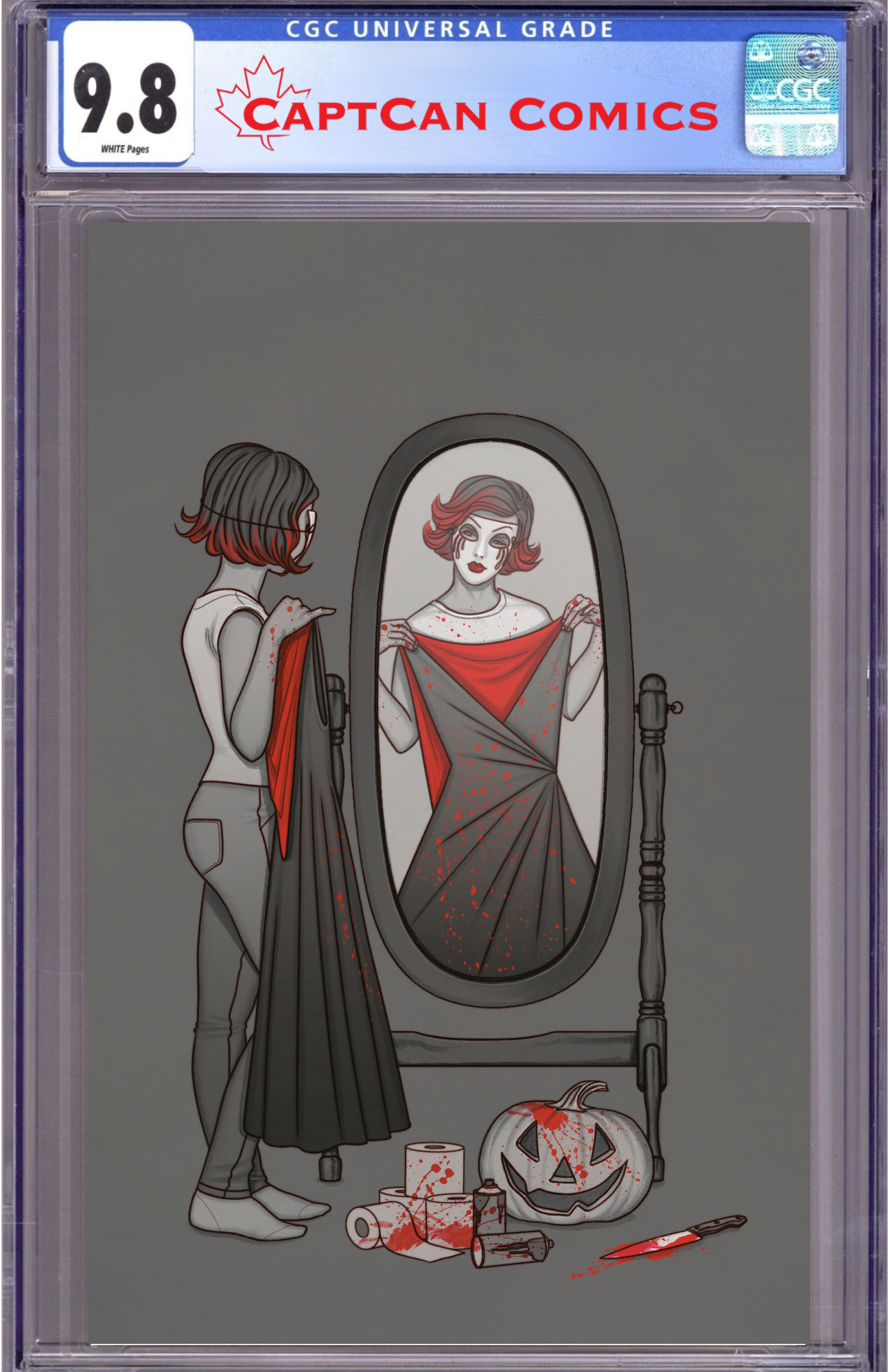 HELLO HALLOWEEN #2 D GLOW IN THE DARK VARIANT (FULL ART, FRISON)