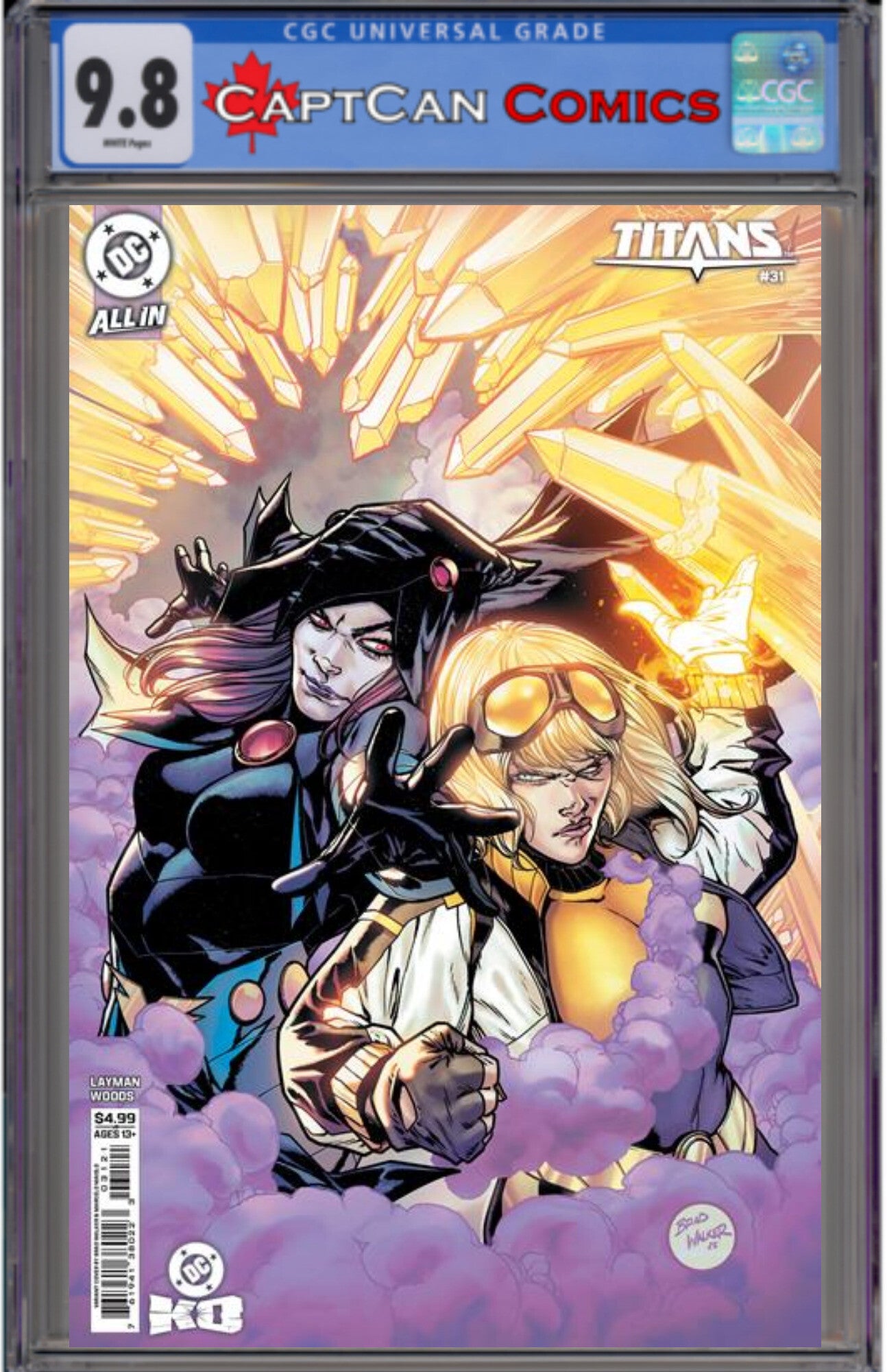 TITANS #31 CVR B BRAD WALKER CARD STOCK VAR (DC K.O.)