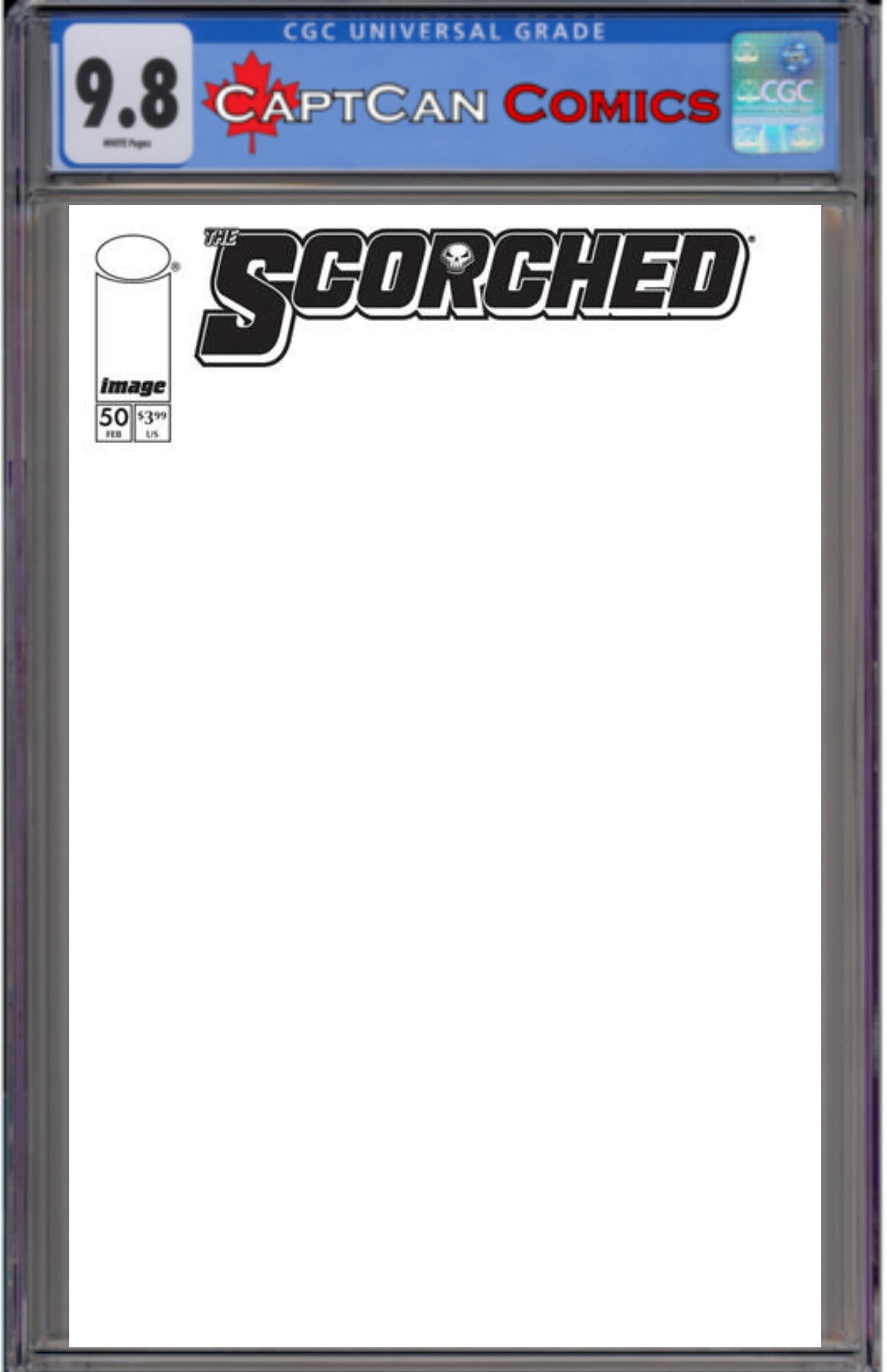 SPAWN SCORCHED #50 CVR D BLANK SKETCH VAR