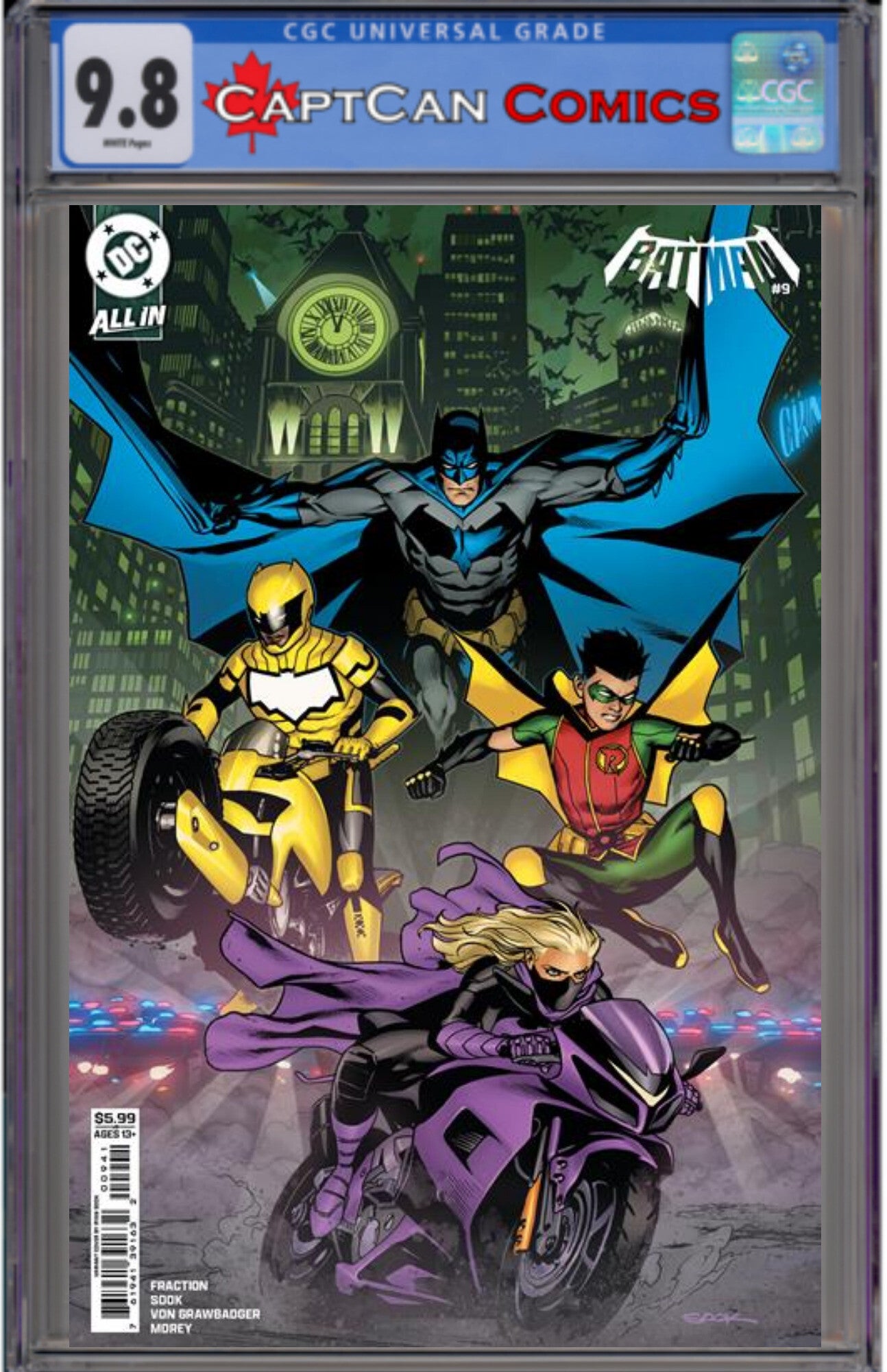BATMAN #9 CVR D RYAN SOOK CARD STOCK VAR