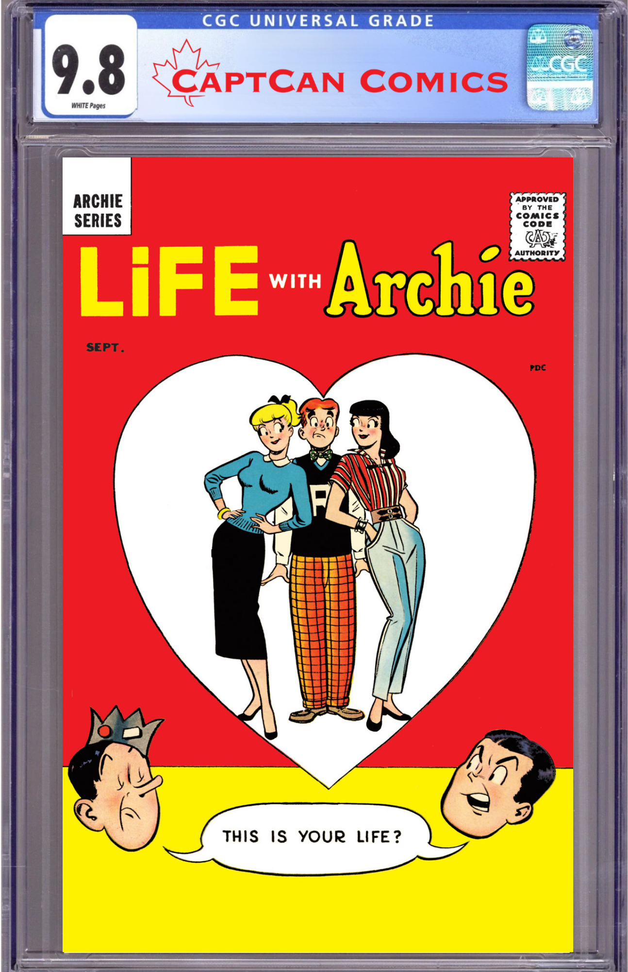 LIFE WITH ARCHIE #1 FACSIMILE CVR D HARRY LUCEY TERRY SZENICS FOIL VAR