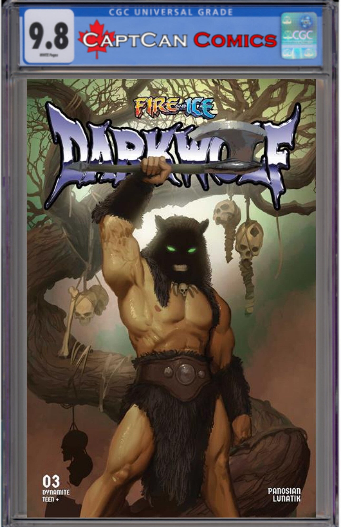 FIRE AND ICE DARKWOLF #3 CVR B STJEPAN SEJIC VAR