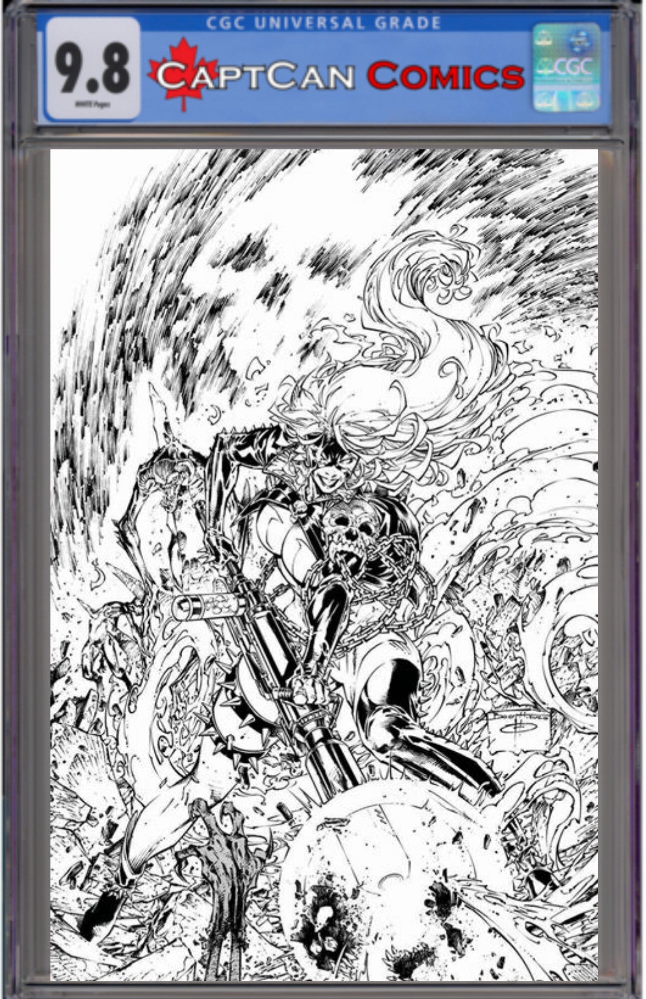 SHE-SPAWN #1 (OF 5) CVR E BRETT BOOTH B&W VAR