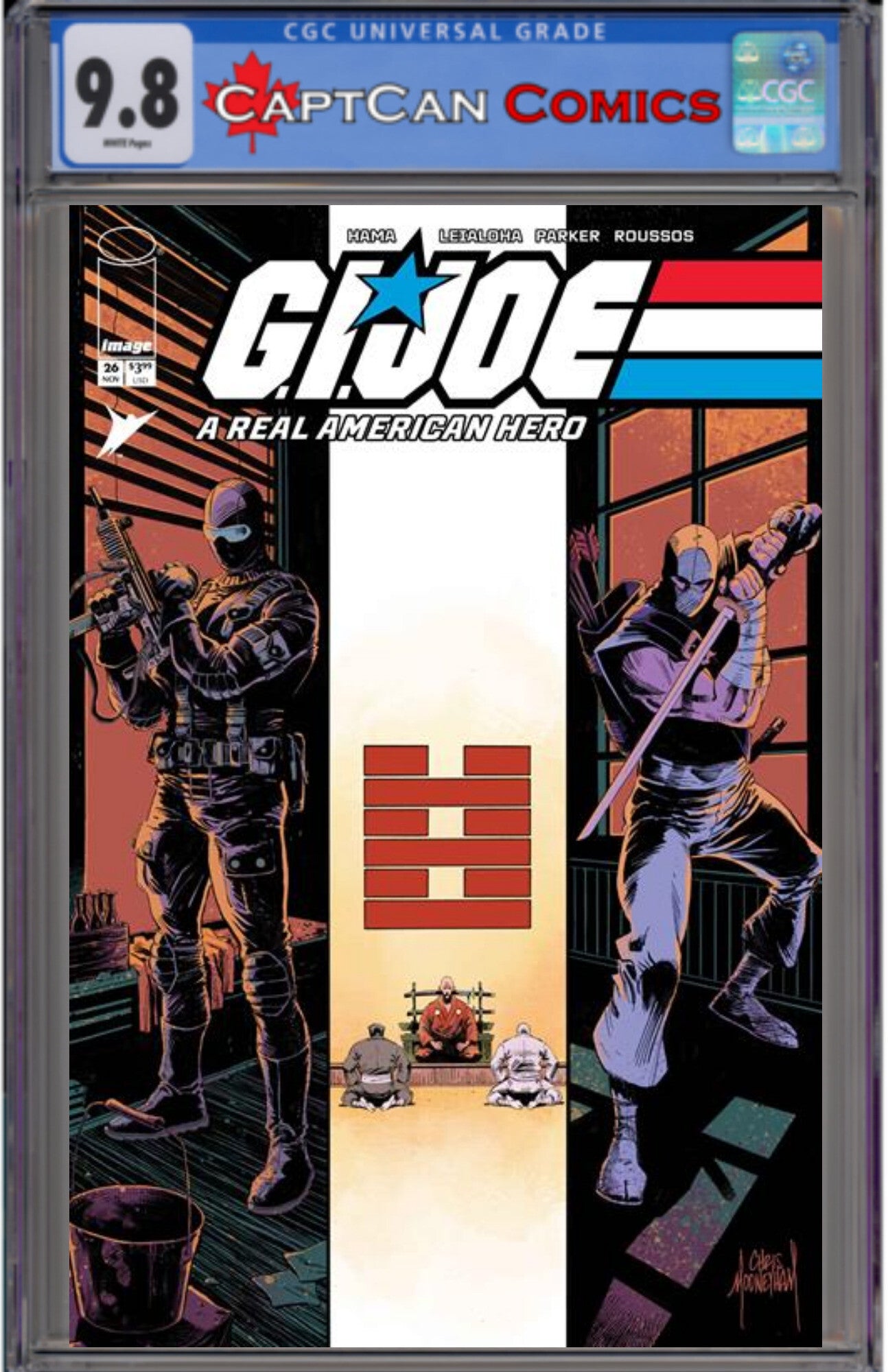 GI JOE A REAL AMERICAN HERO #26 HAMA FILES EDITION CVR B CHRIS MOONEYHAM VAR