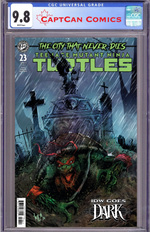 TEENAGE MUTANT NINJA TURTLES #23 VARIANT E (DAMIEN WORM IDW GOES DARK VARIANT) thumbnail