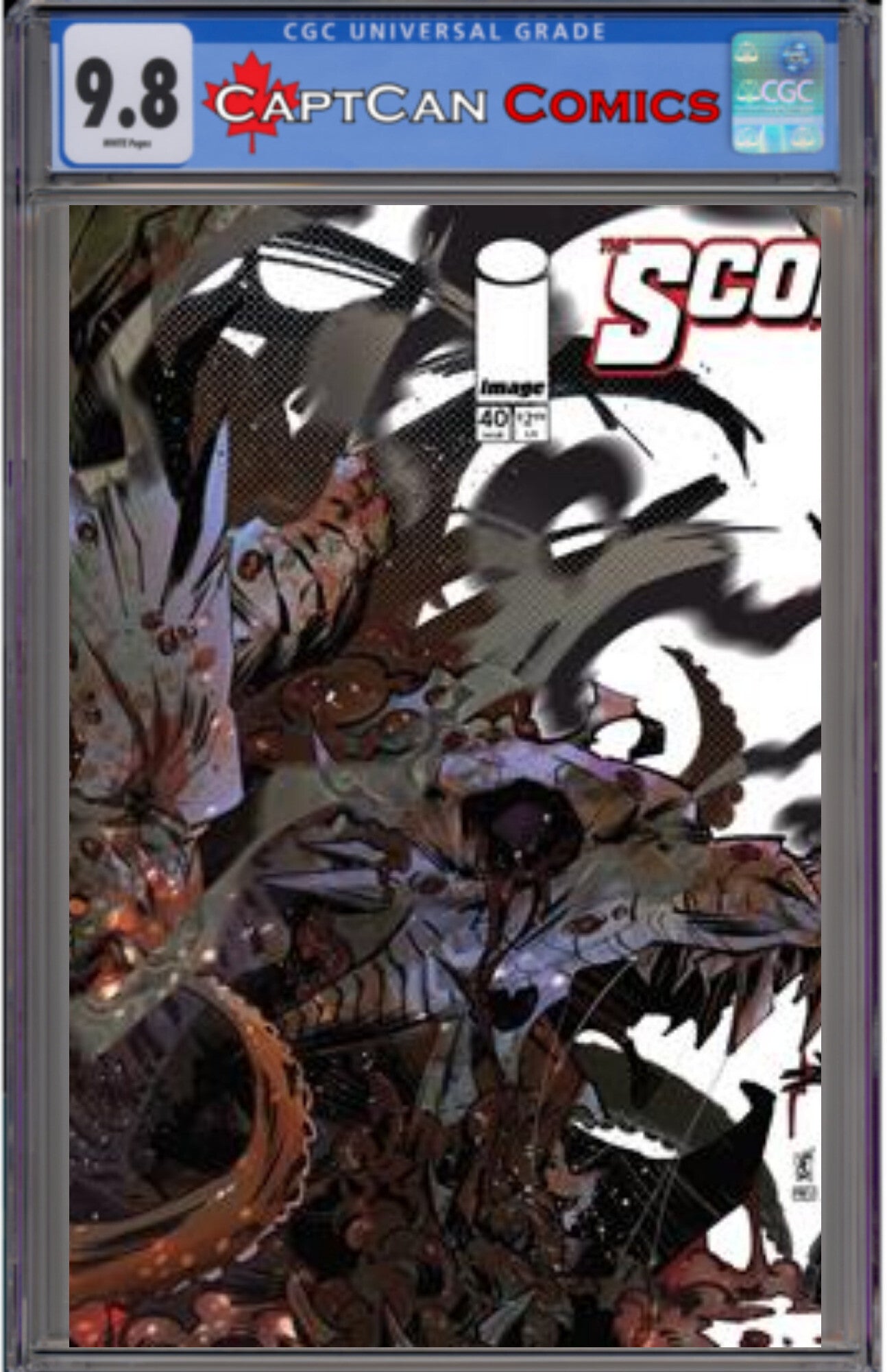 SPAWN SCORCHED #40 CVR A FEDERICO SABBATINI WRAPAROUND