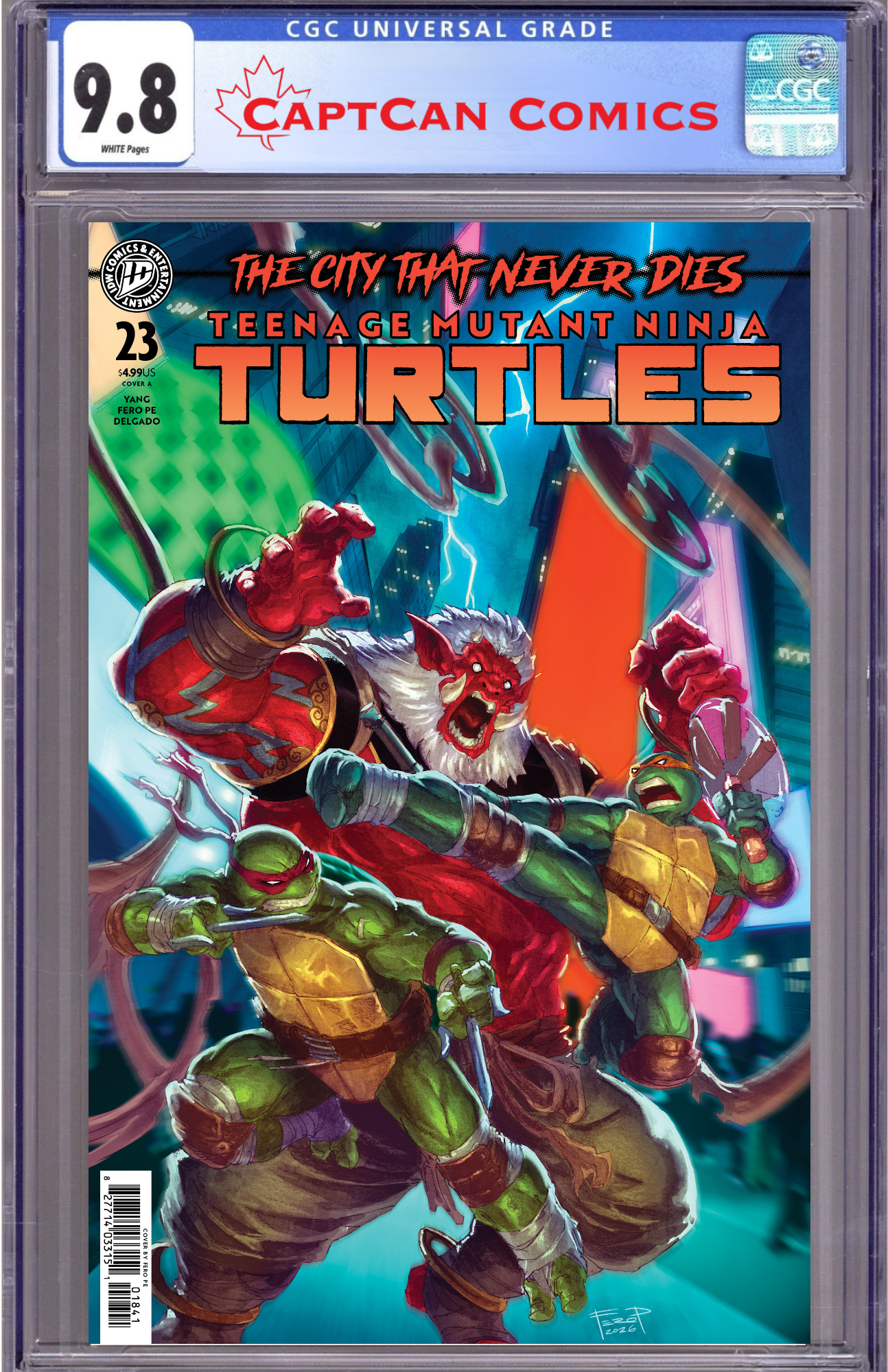 TEENAGE MUTANT NINJA TURTLES #23 COVER A (PE)