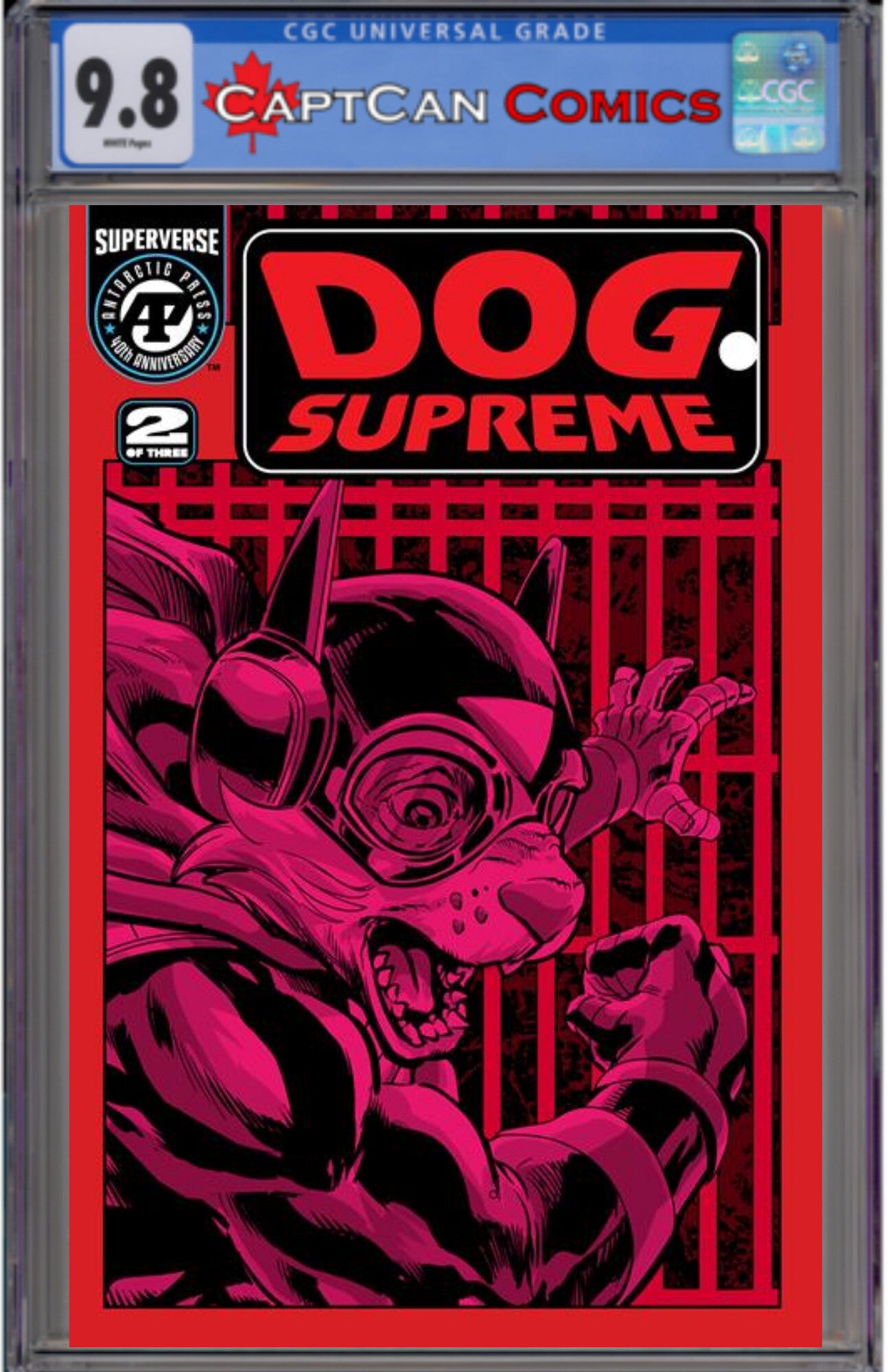 DOG SUPREME #2 (OF 3) CVR B BRIAN DENHAM CHROME FOIL VAR