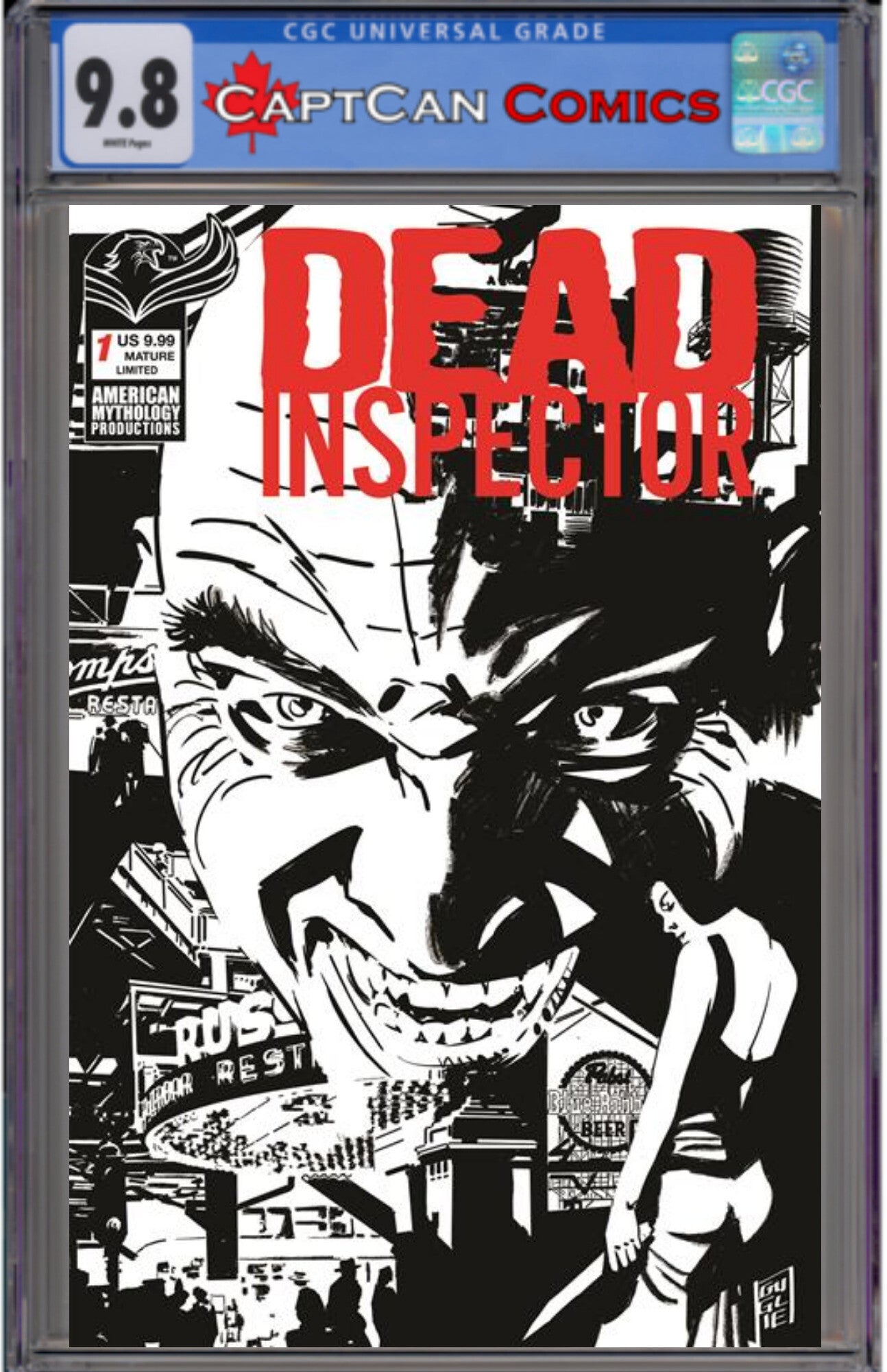 DEAD INSPECTOR #1 (OF 2) CVR C SIMONE GUGLIELMINI VAR