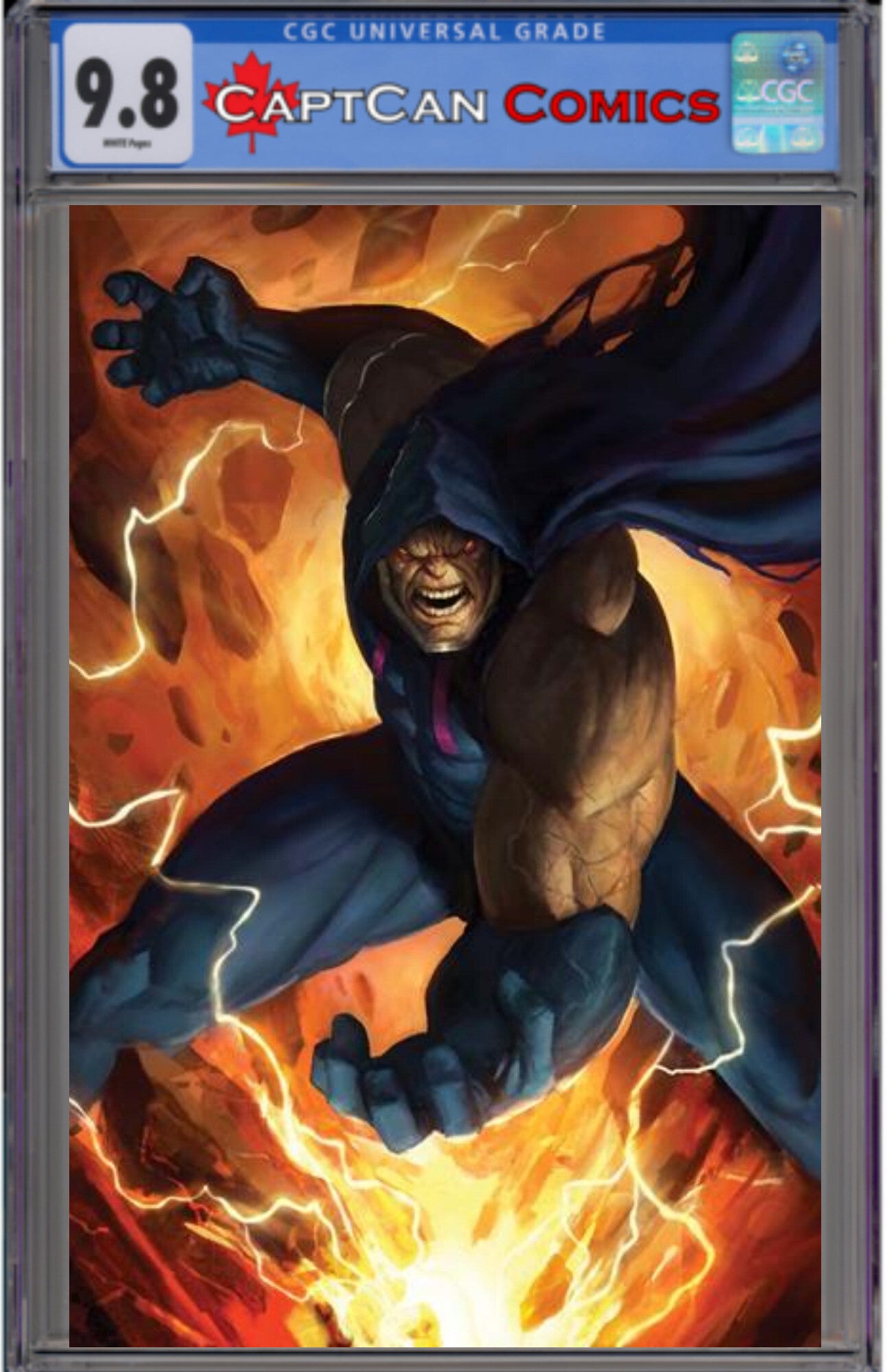 DC K.O. #4 (OF 5) CVR F AARON BARTLING DARKSEID CARD STOCK VAR