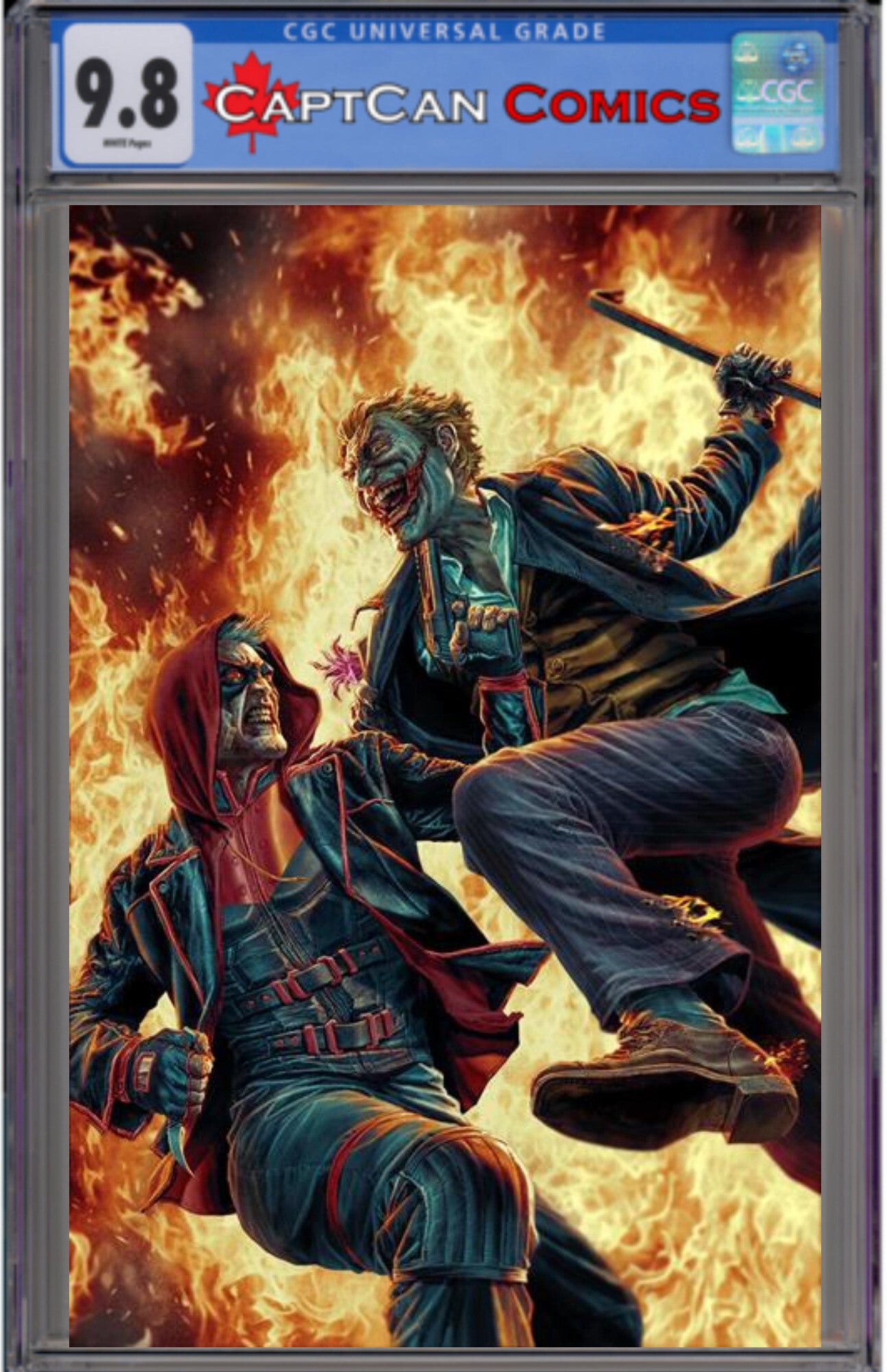DC K.O. RED HOOD VS JOKER #1 (ONE SHOT) CVR C LEE BERMEJO CARD STOCK VAR