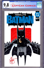DF ABSOLUTE BATMAN #25 BLANK VARIANT SIGNED AND REMARKED BY KEN HAESER thumbnail