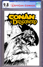 CONAN & DRAGONERO #1 SDCC EXCLUSIVE ROB DE LA TORRE INKS CARDSTOCK VAR (MR) thumbnail
