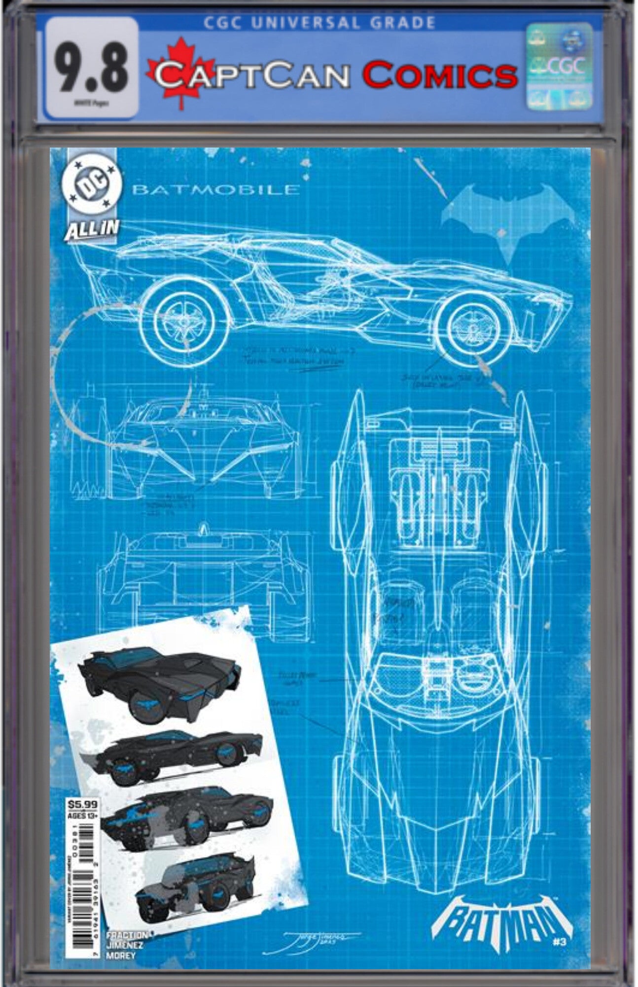 BATMAN #3 CVR E JORGE JIMENEZ BAT-GADGET CARD STOCK VAR