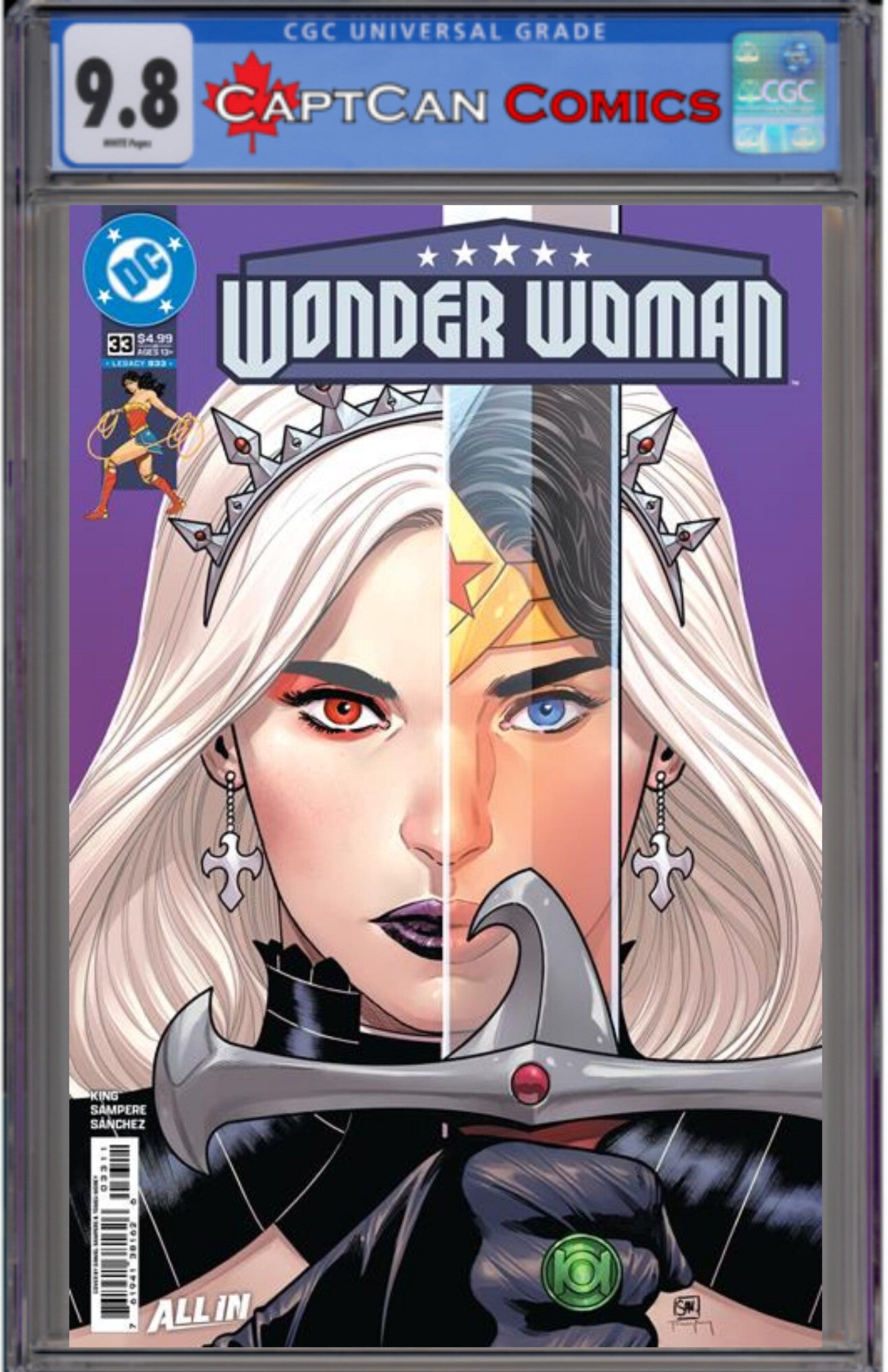 WONDER WOMAN #33 CVR A DANIEL SAMPERE
