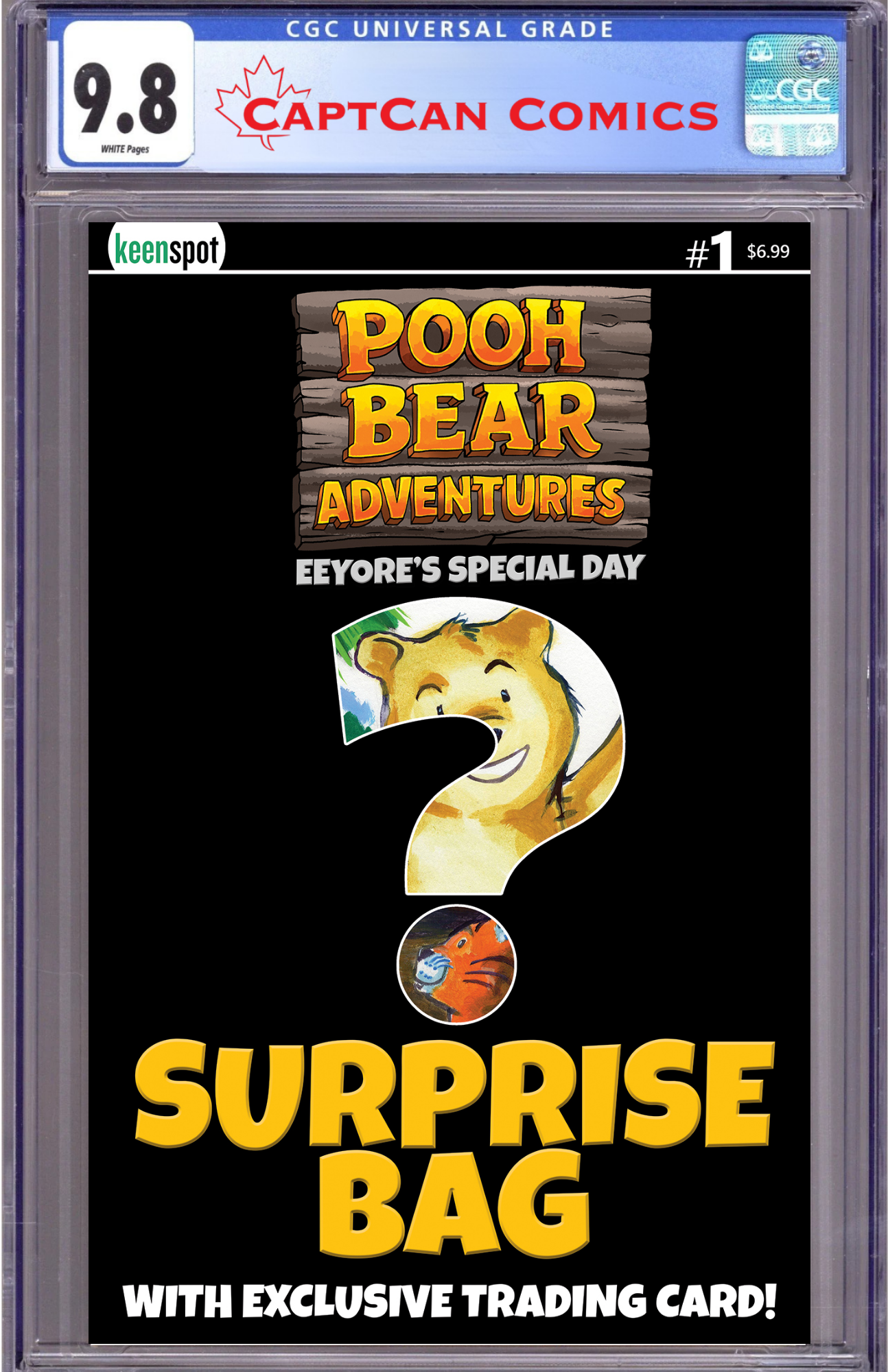 POOH BEAR ADVENTURES EEYORES SPECIAL DAY #1 (ONE SHOT) CVR D SURPRISE COVER BAGGED WITH TRADING CARD VAR