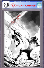 LOST FANTASY #13 CVR E LUCA CASALANGUIDA BLACK AND WHITE AND BLOOD VIRGIN CARDSTOCK VAR thumbnail