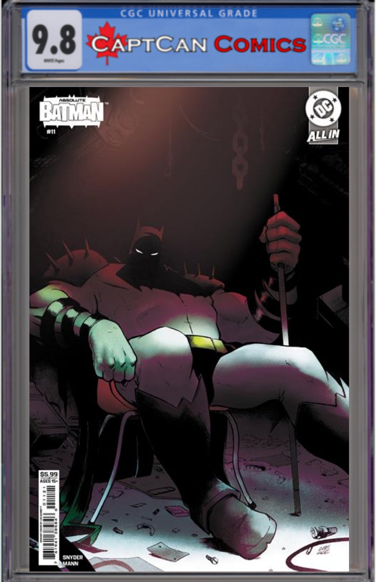 ABSOLUTE BATMAN #11 CVR B LEE GARBETT CARD STOCK VAR