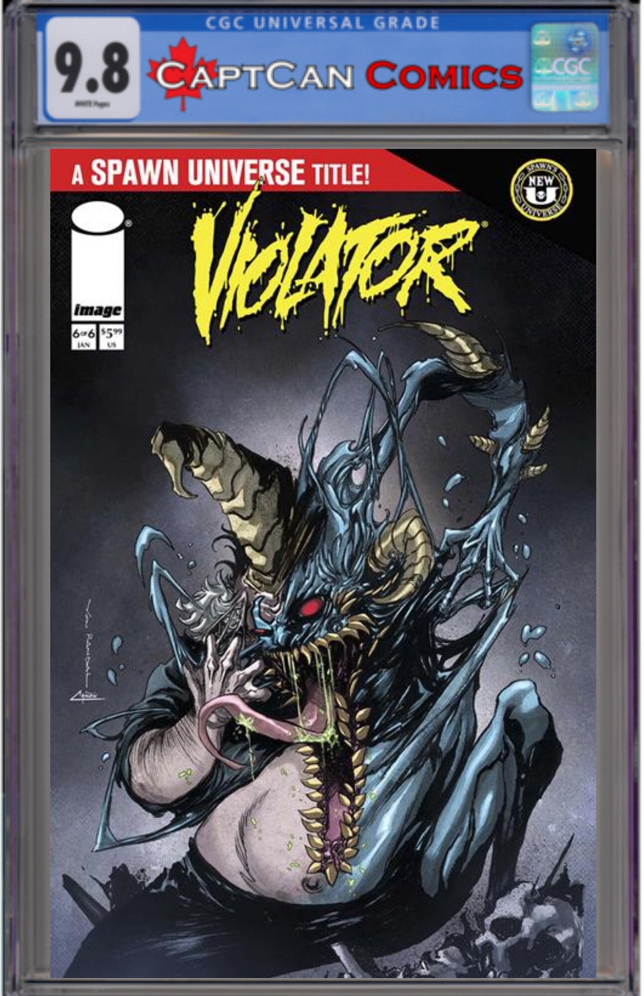 SPAWN VIOLATOR #6 (OF 6) CVR A VON RANDAL