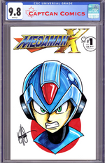 DF MEGAMAN X #1 BLANK VARIANT SIGNED AND REMARKED BY KEN HAESER ALLOCATIONS MAY OCCUR thumbnail