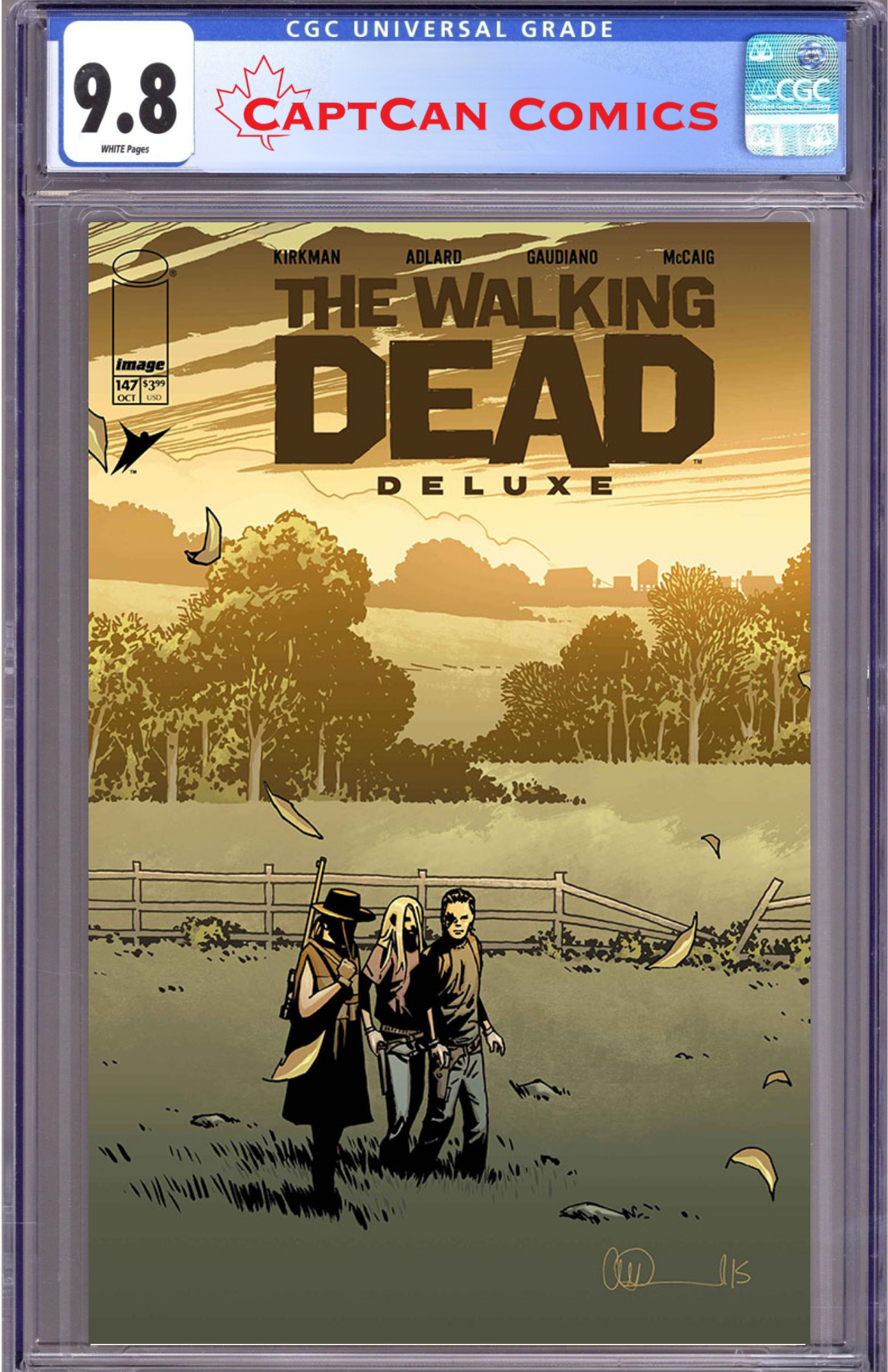 WALKING DEAD DELUXE #147 CVR B CHARLIE ADLARD & DAVE MCCAIG VAR (MR)
