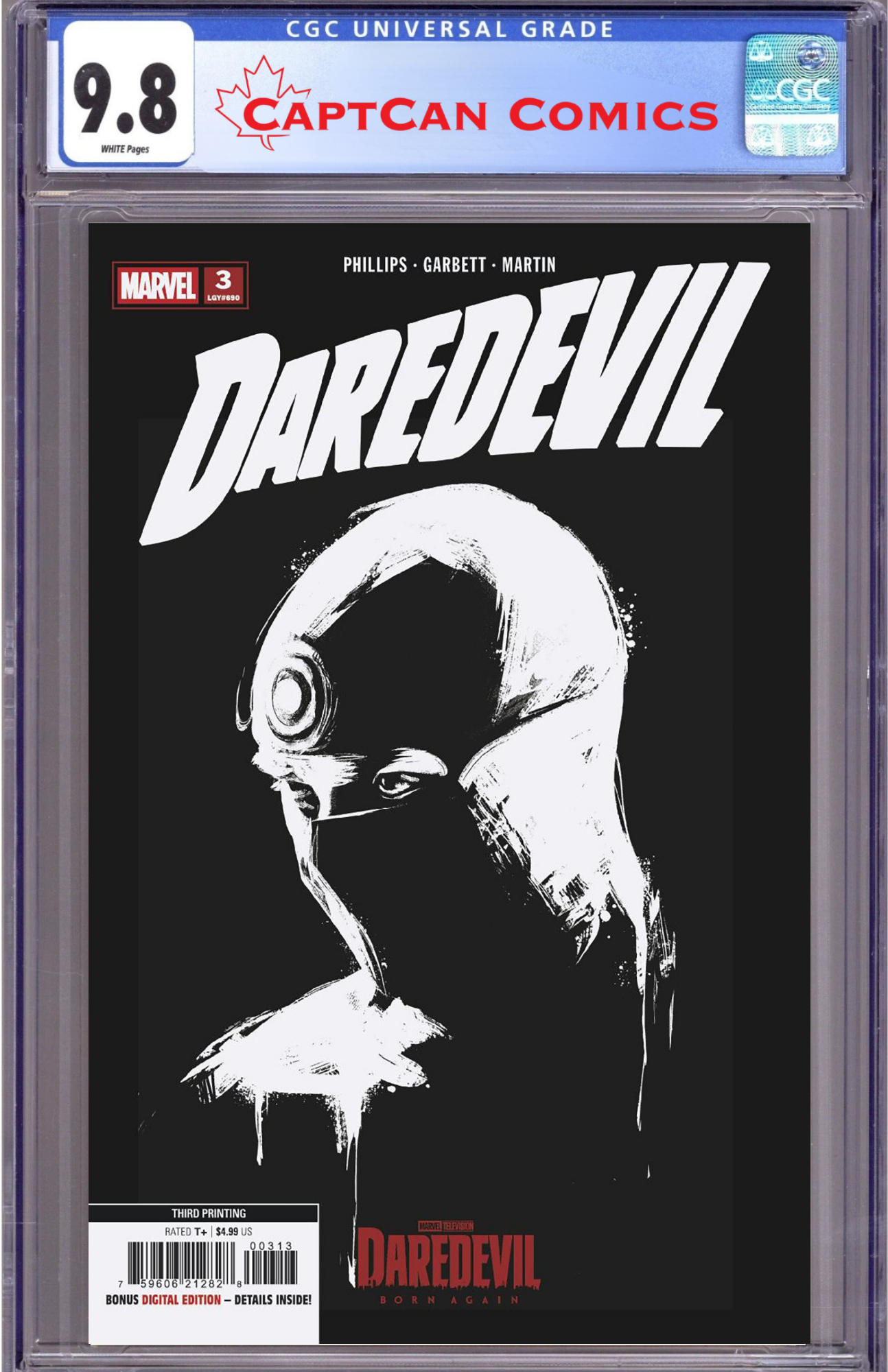DAREDEVIL #3 MARVEL TELEVISION 3RD PRINTING VARIANT