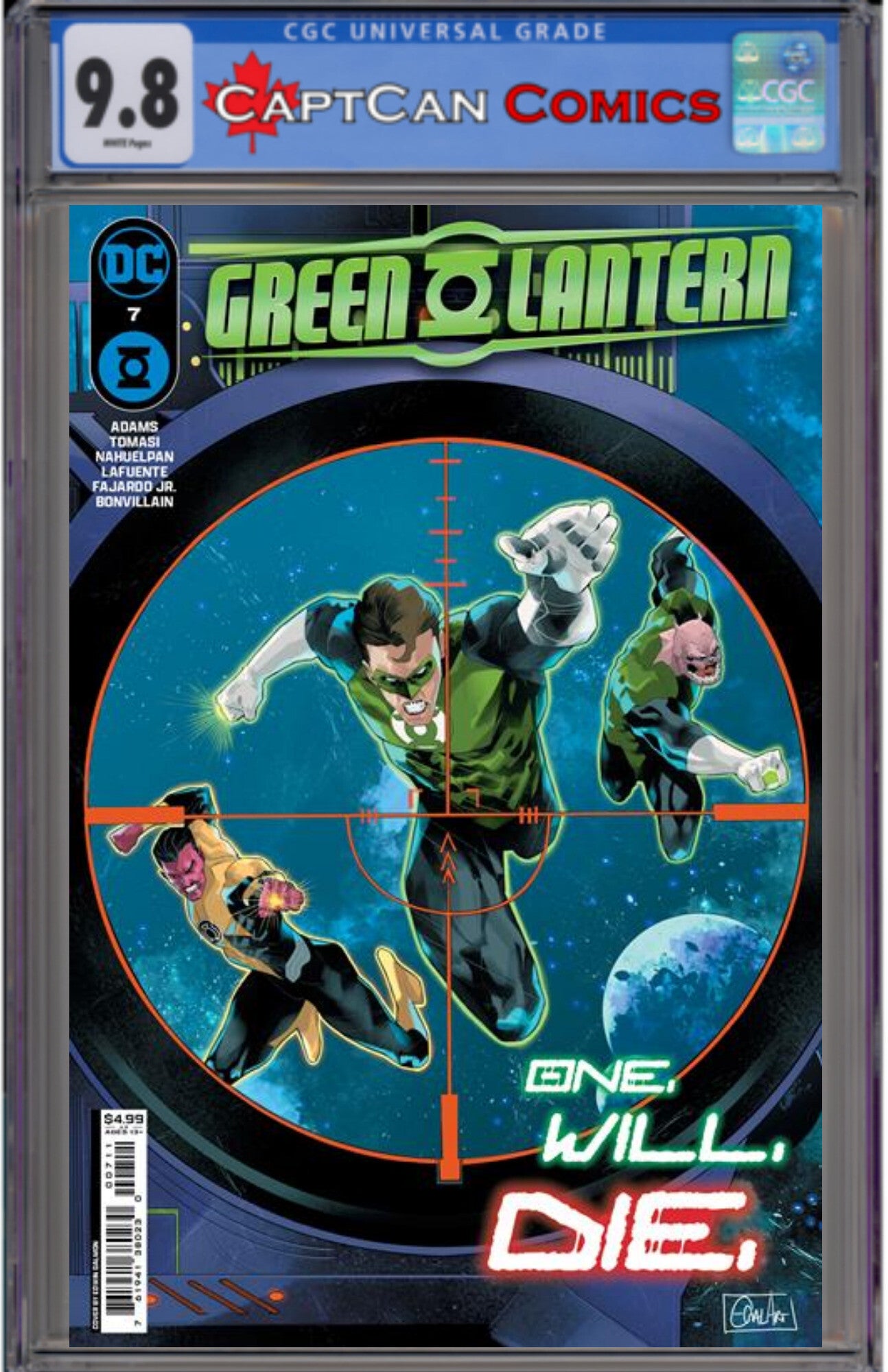 GREEN LANTERN #7 CVR A EDWIN GALMON