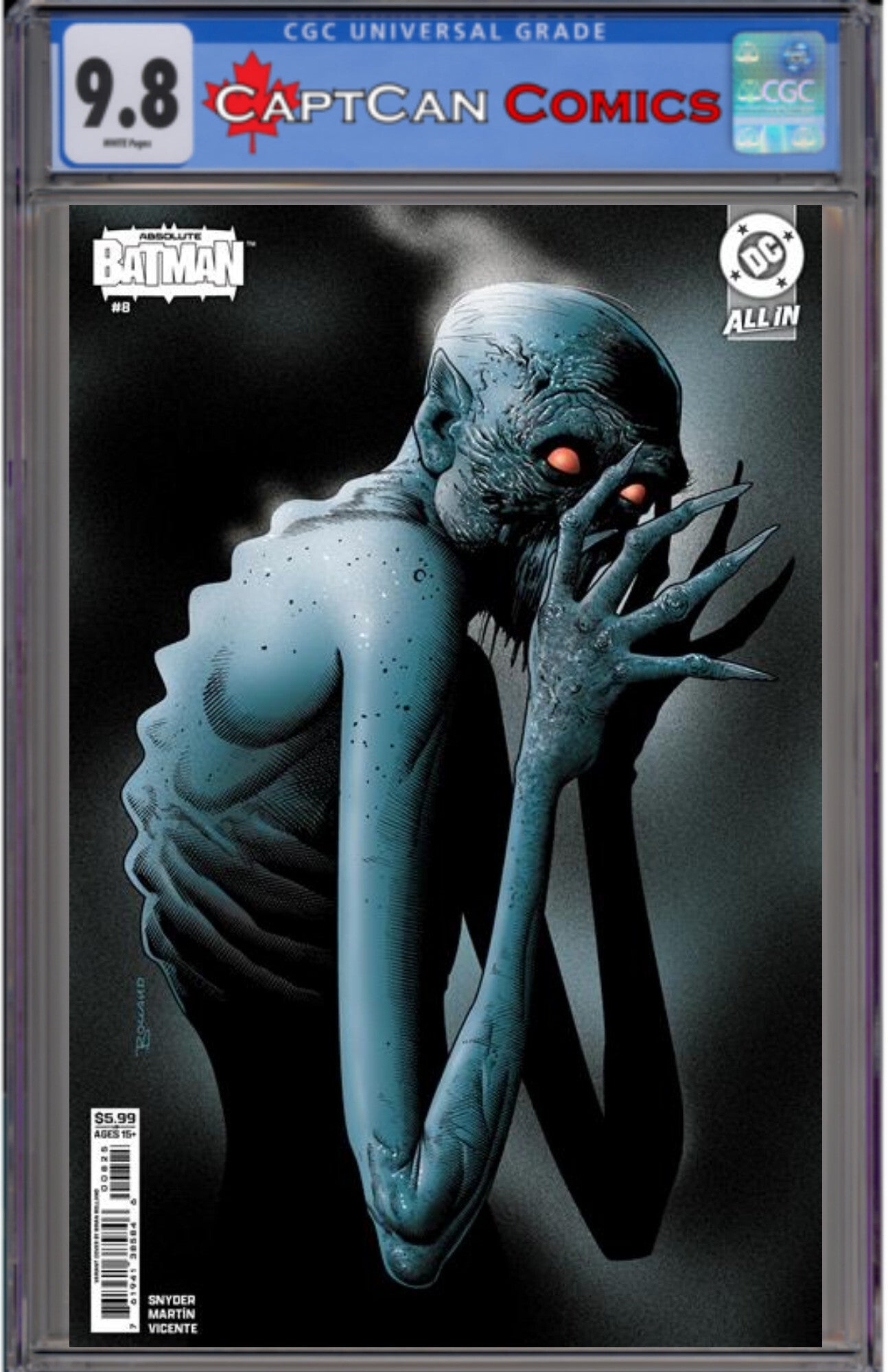 ABSOLUTE BATMAN #8 CVR F BRIAN BOLLAND CARD STOCK VAR