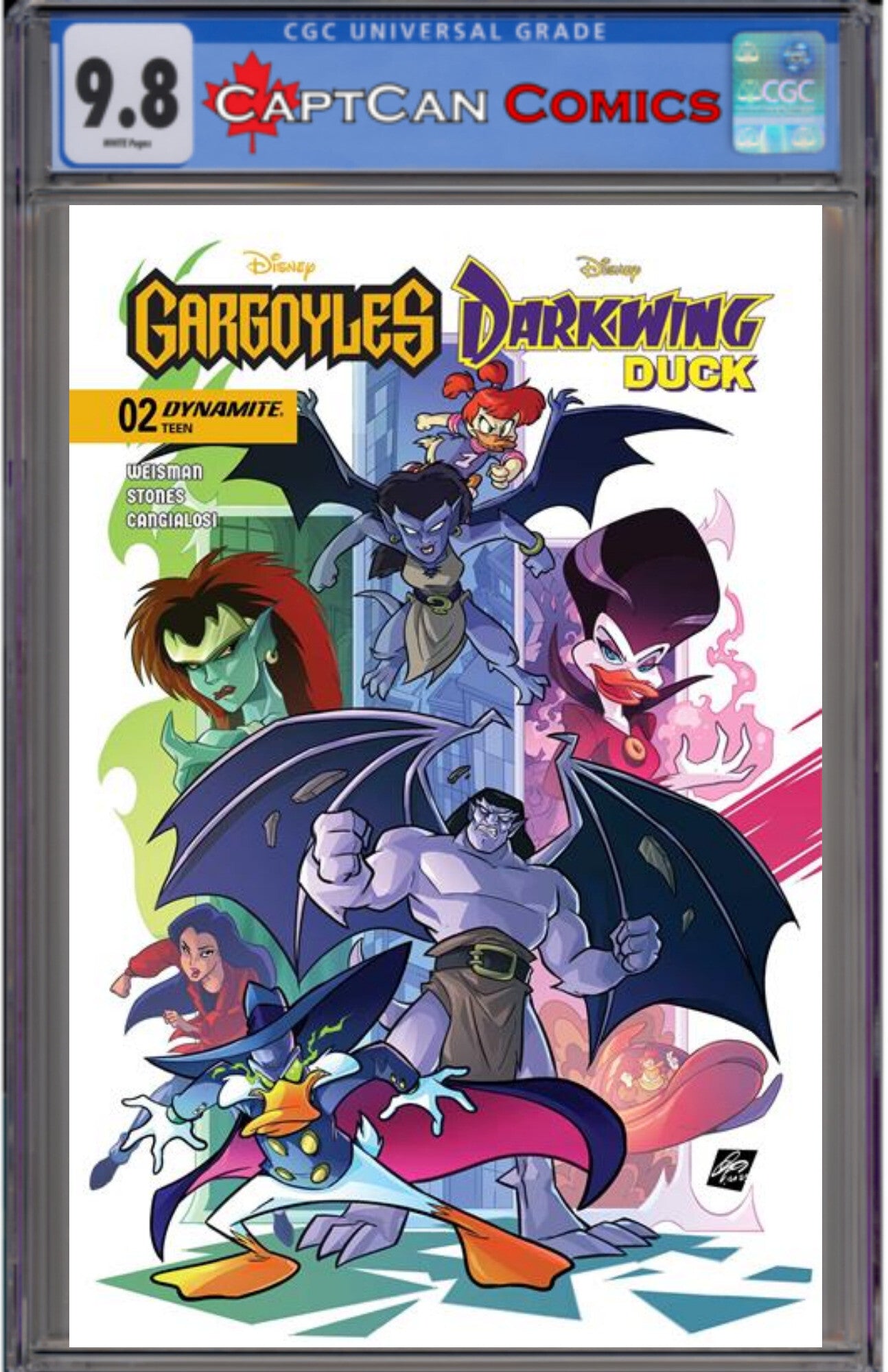 GARGOYLES DARKWING DUCK #2 CVR D CIRO CANGIALOSI VAR
