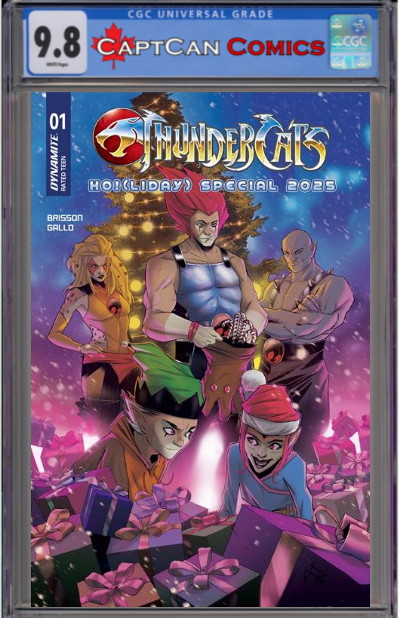 THUNDERCATS HO!(LIDAY) SPECIAL 2025 #1 (ONE SHOT) CVR B FABIO GALLO VAR