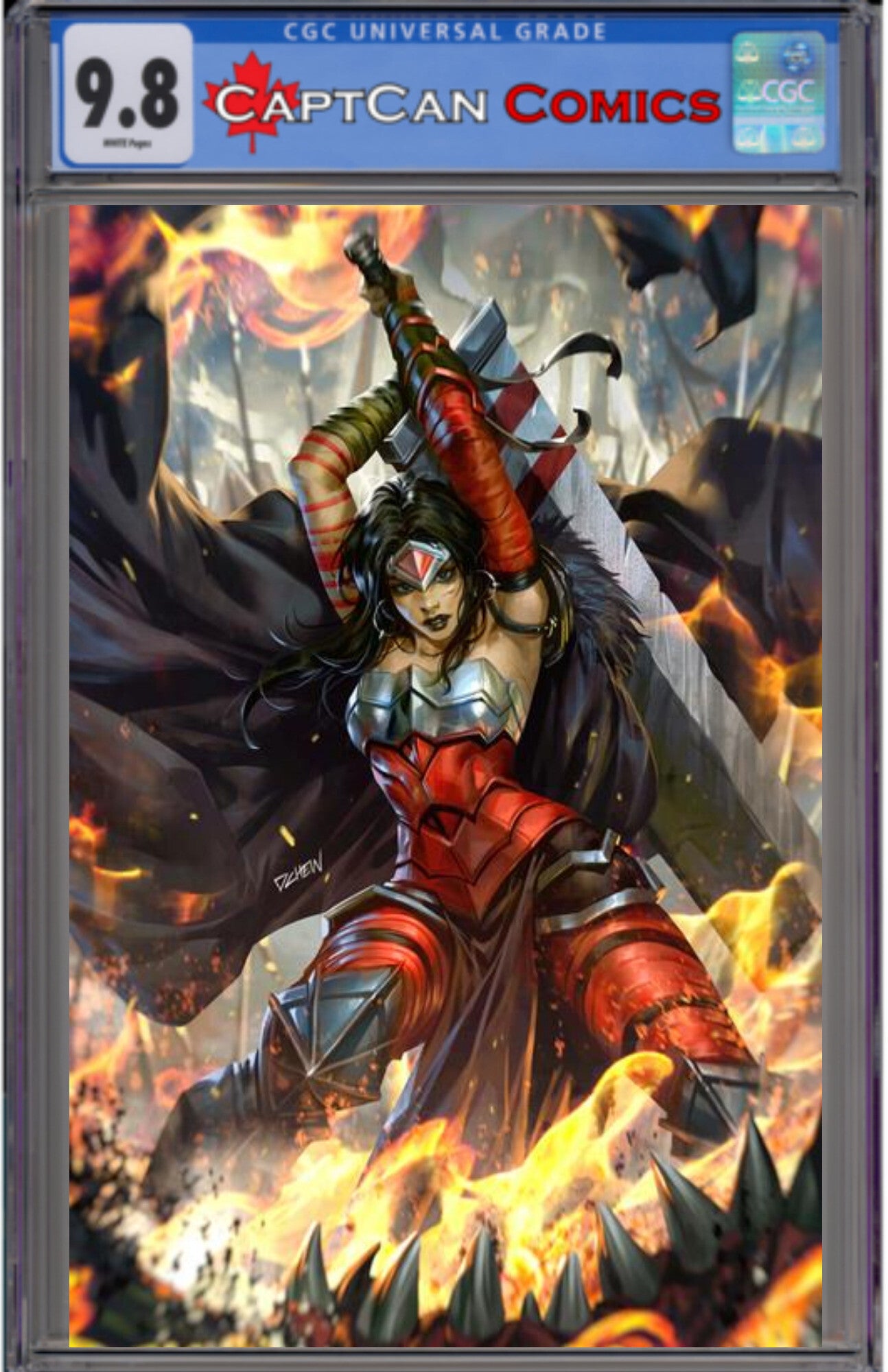 ABSOLUTE WONDER WOMAN #14 CVR B DERRICK CHEW CARD STOCK VAR