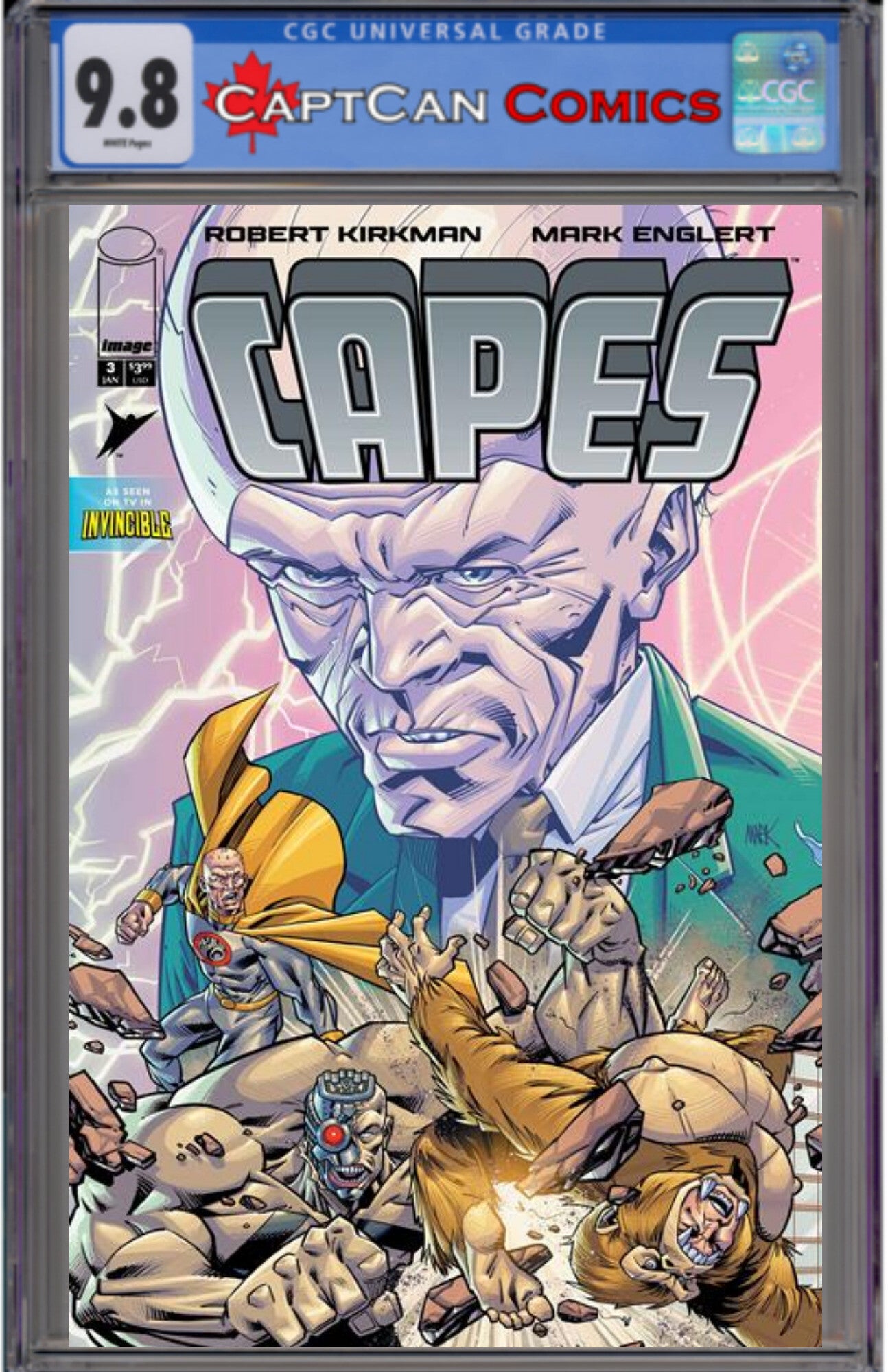 INVINCIBLE UNIVERSE CAPES #3 CVR B MARK ENGLERT VAR