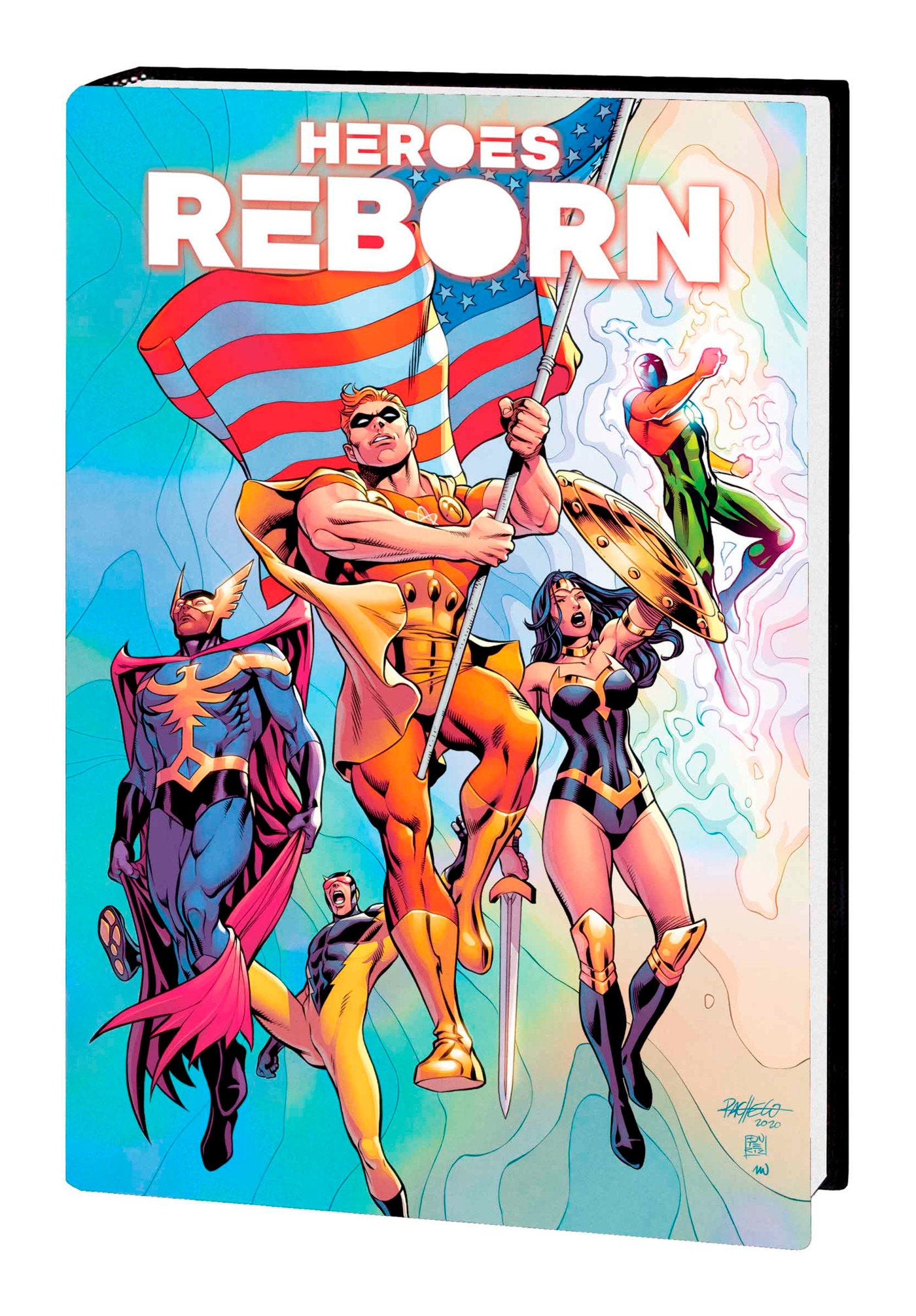 HEROES REBORN: AMERICA'S MIGHTIEST HEROES OMNIBUS [DM ONLY] HC