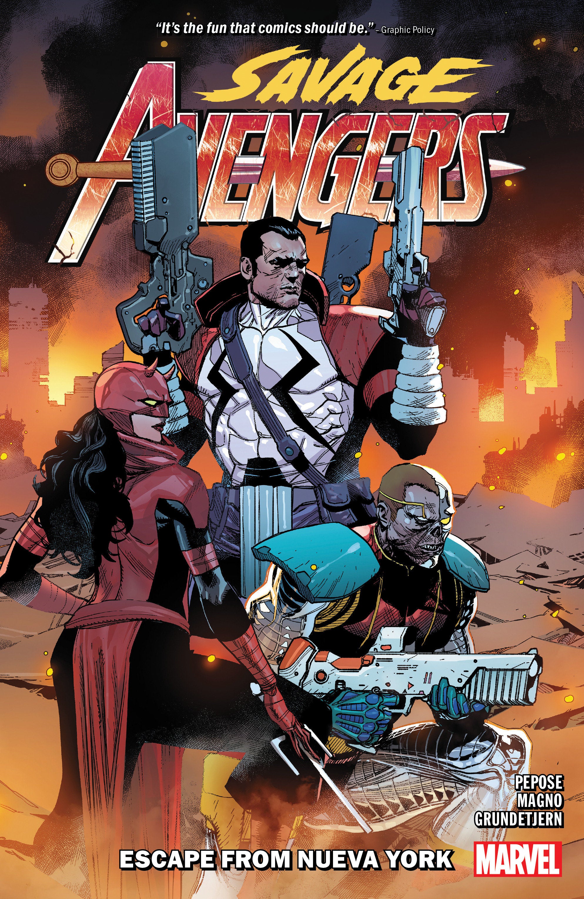 SAVAGE AVENGERS VOL. 2: ESCAPE FROM NUEVA YORK TPB