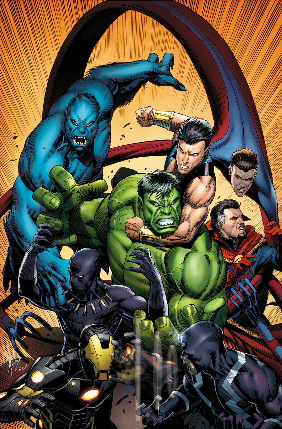 AVENGERS BY JONATHAN HICKMAN OMNIBUS VOL. 2 [NEW PRINTING, DM ONLY] HC