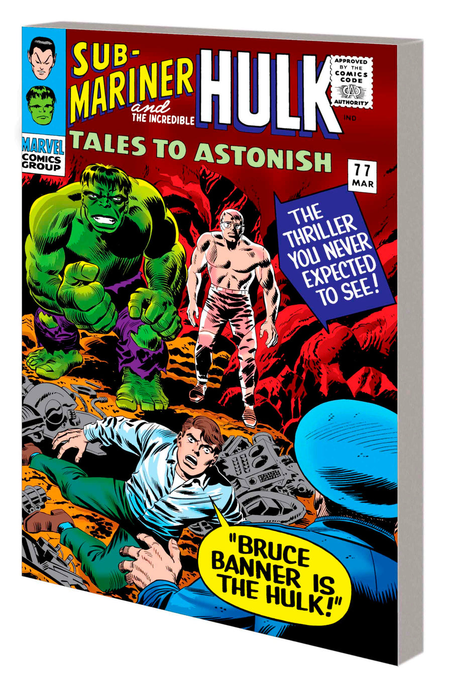 Mighty Marvel Masterworks: The Incredible Hulk Vol. 3 - Less Than Monster, More Than Man [DM Only]