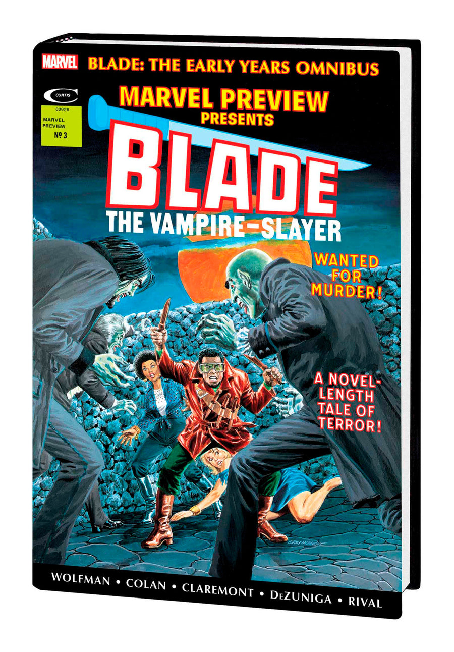BLADE: THE EARLY YEARS OMNIBUS MORROW COVER [DM ONLY] HC