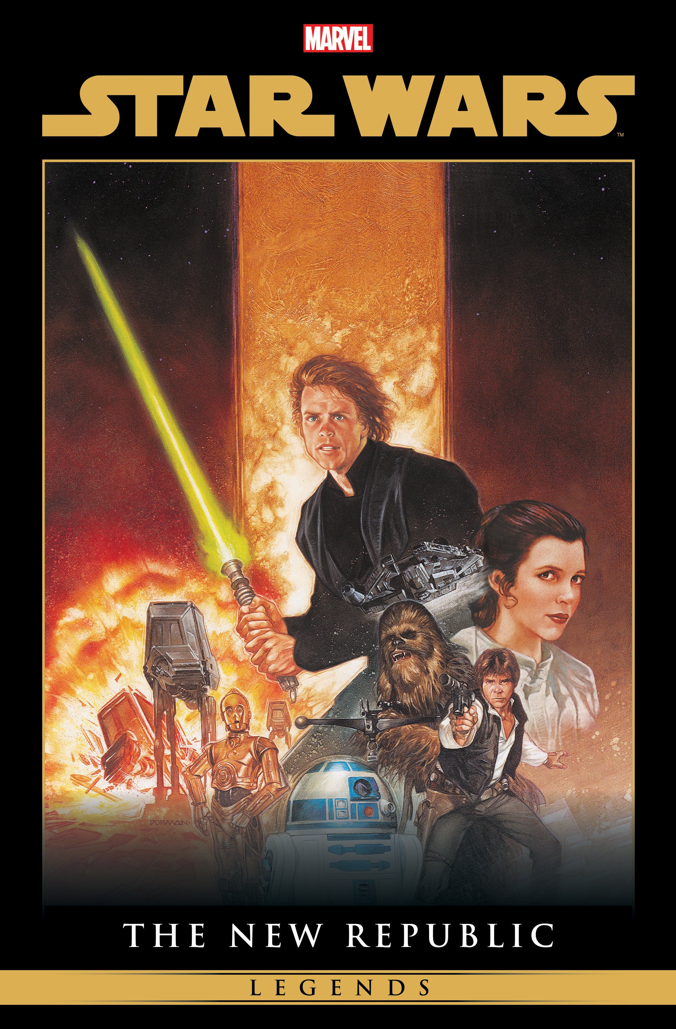 STAR WARS LEGENDS: THE NEW REPUBLIC OMNIBUS VOL. 2 DORMAN HEROES COVER HC