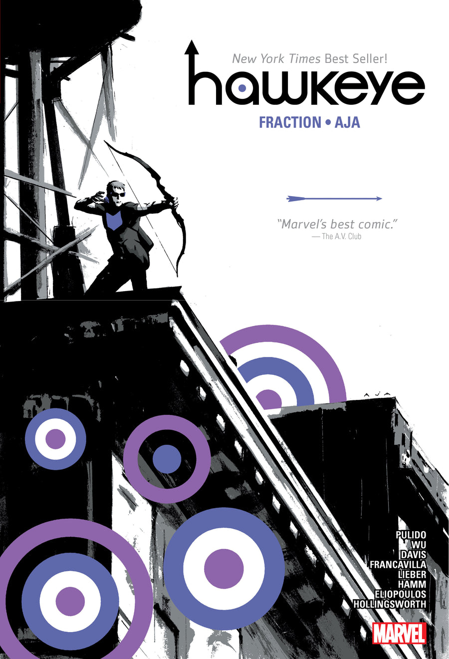 HAWKEYE BY FRACTION & AJA OMNIBUS [NEW PRINTING] HC