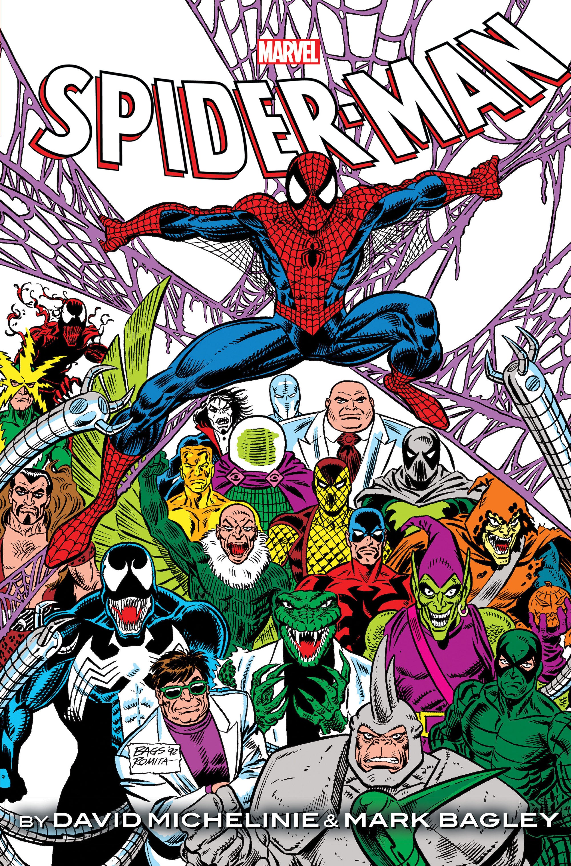 Spider-Man By Michelinie & Bagley Omnibus Vol. 1 Bagley Marvel Age Cover