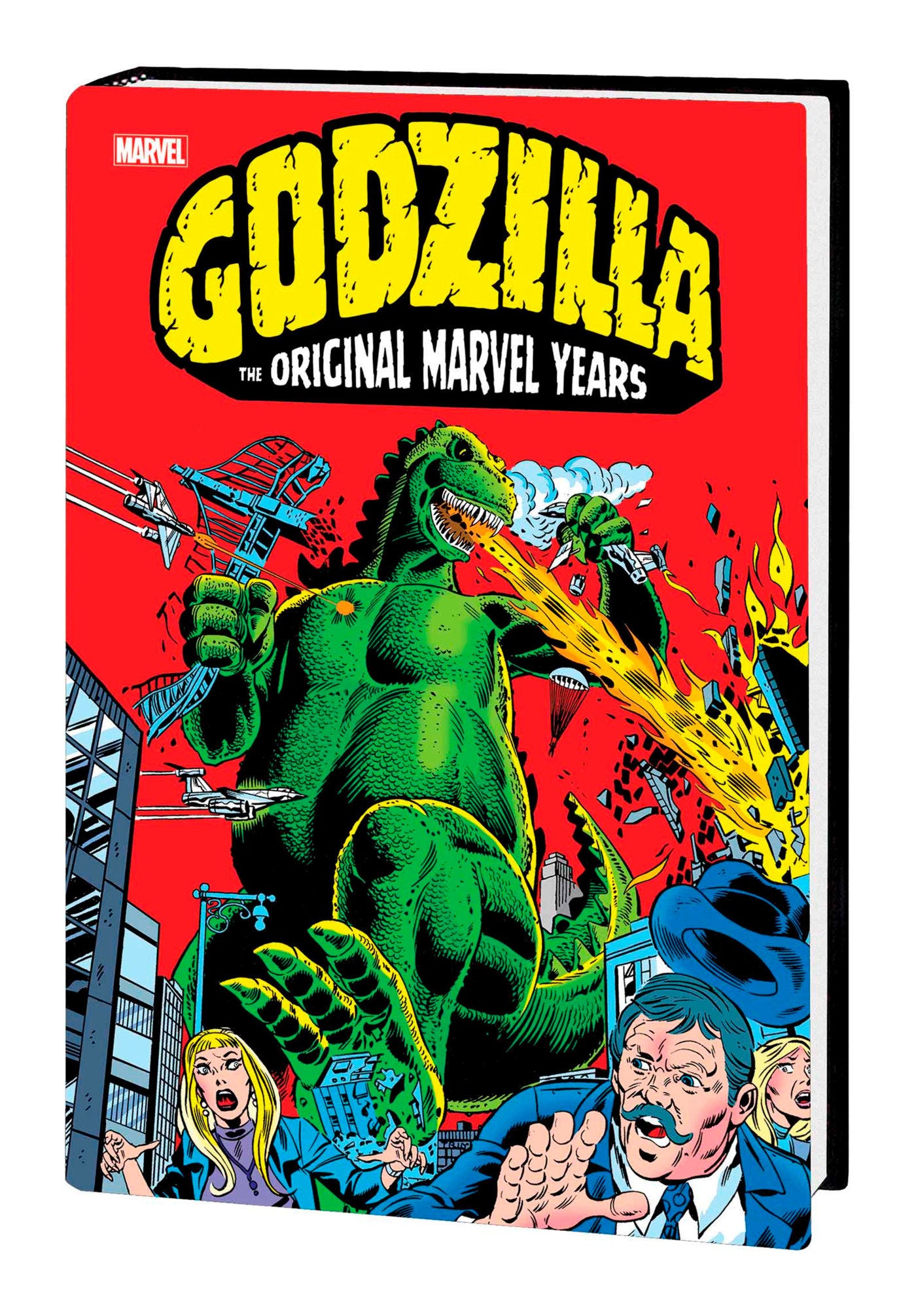 GODZILLA: THE ORIGINAL MARVEL YEARS OMNIBUS HERB TRIMPE FIRST ISSUE COVER [DM ONLY] HC